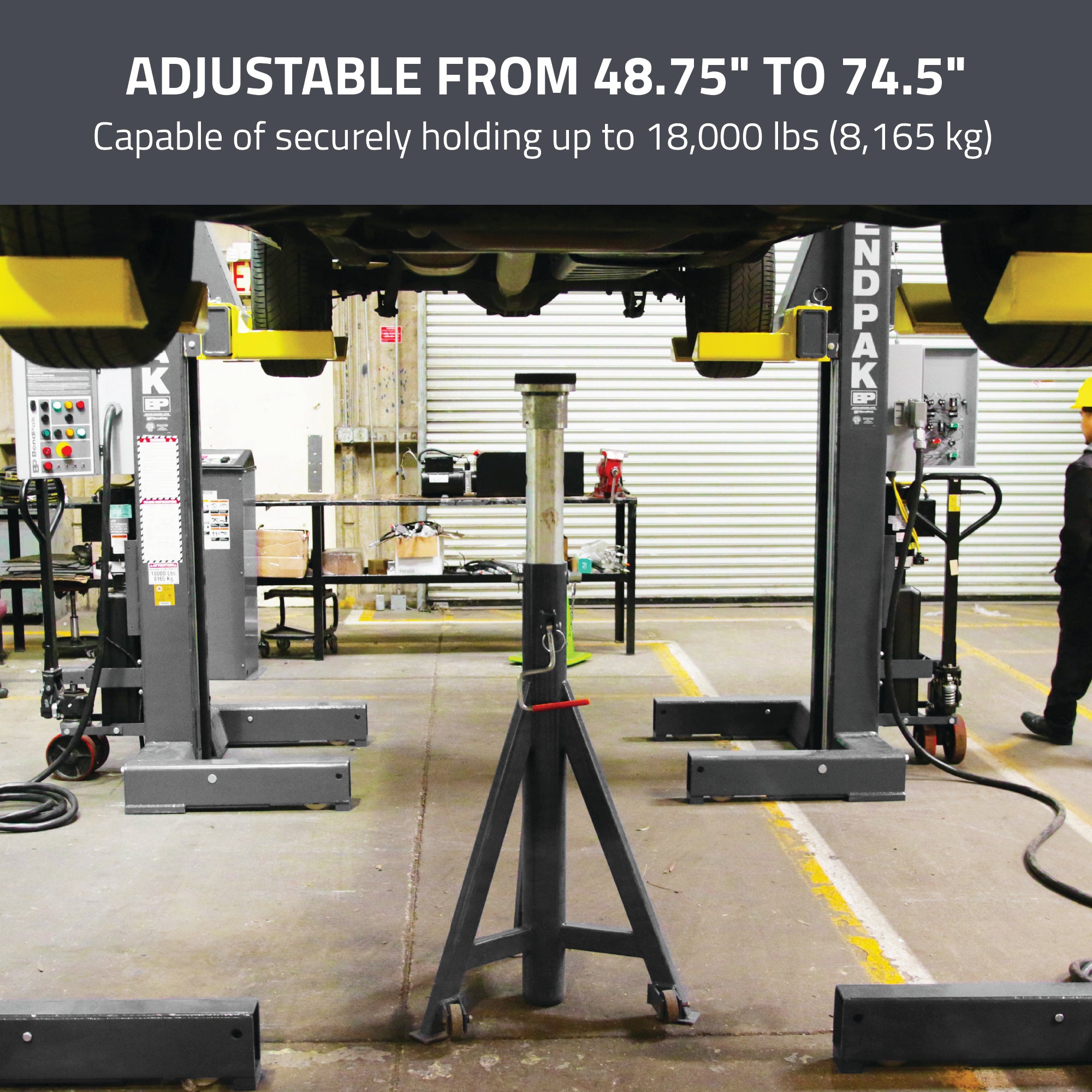 BendPak MLS-18 Mobile Jack Stand - 18,000-lbs. Capacity