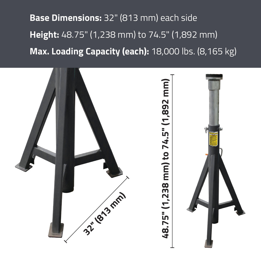 BendPak MLS-18 Mobile Jack Stand - 18,000-lbs. Capacity