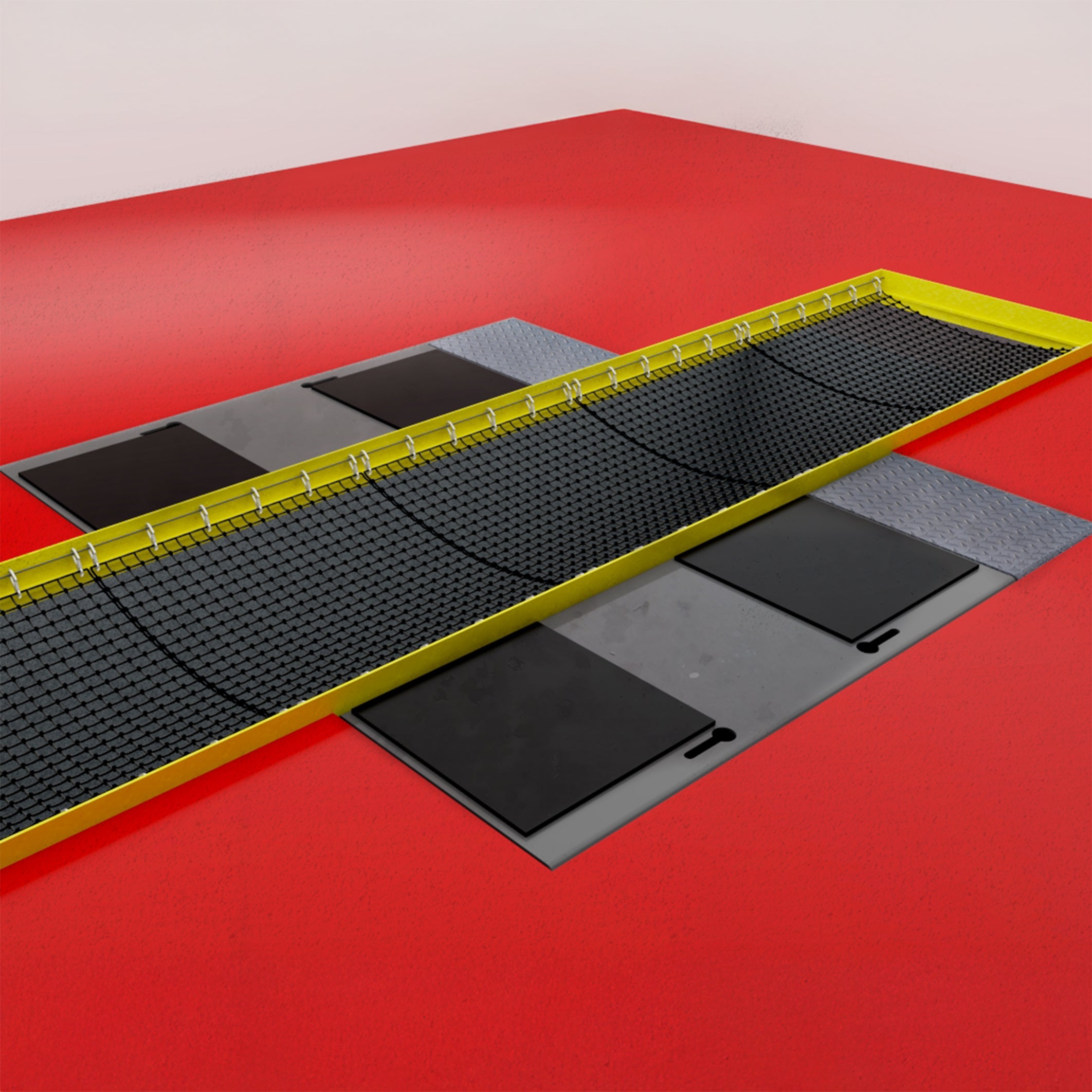 BendPak P9000LTF Flush-Mount Open-Center Pit-Style Low-Rise Lift - 9,000-lbs. Capacity
