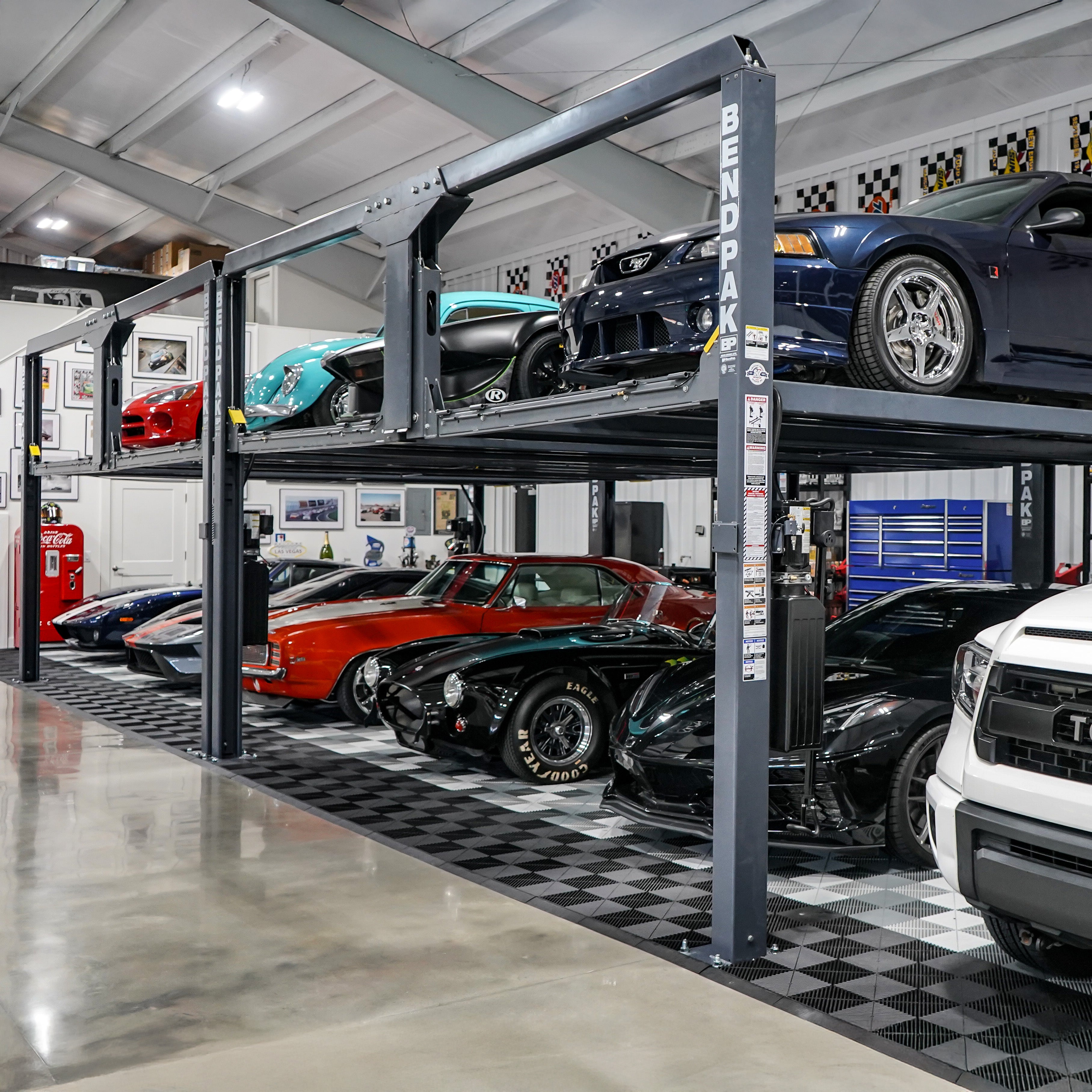 BendPak PL-12000DPS Wide Standard Tandem Parking Lift - 12,000-lbs. Capacity