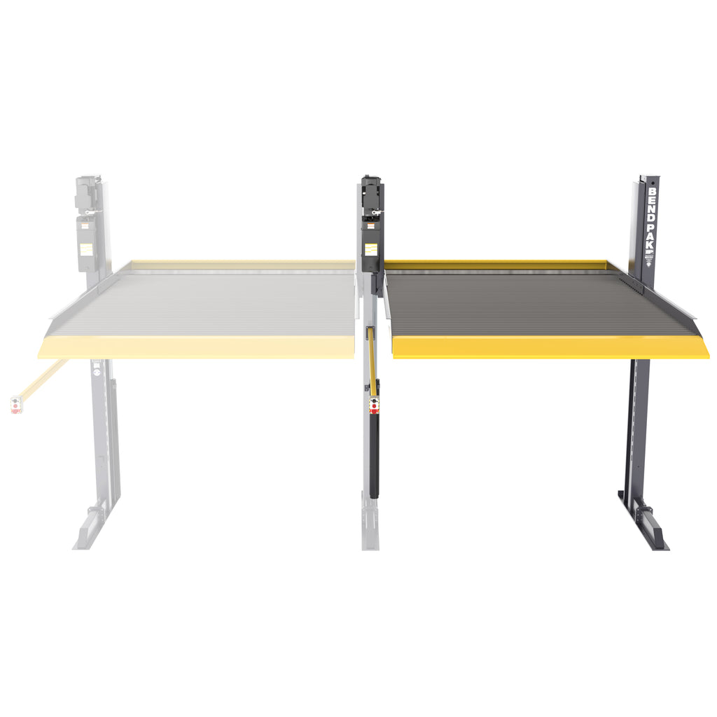 BendPak PL-6000DCX shared-column add-on parking lift for expanding vehicle storage