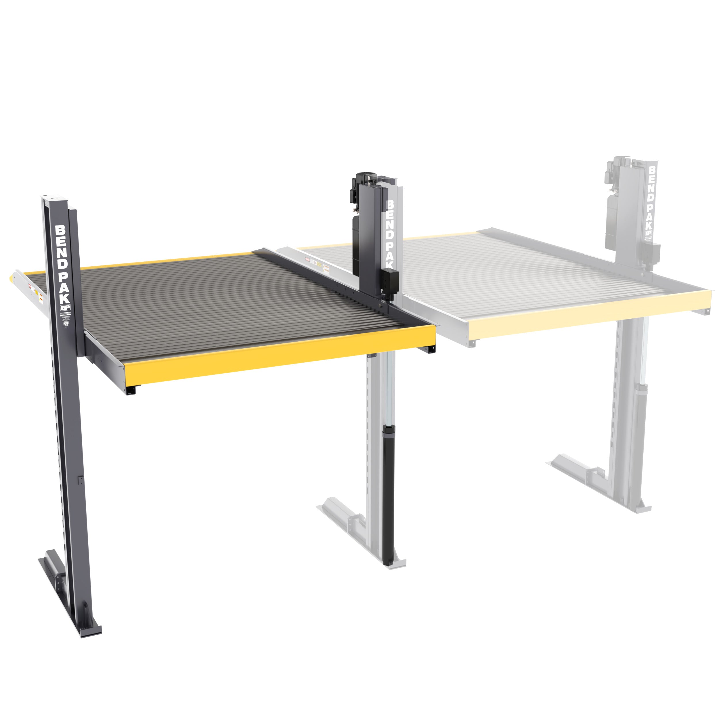 BendPak PL-6000DCX shared-column add-on for multi-unit parking lift configurations