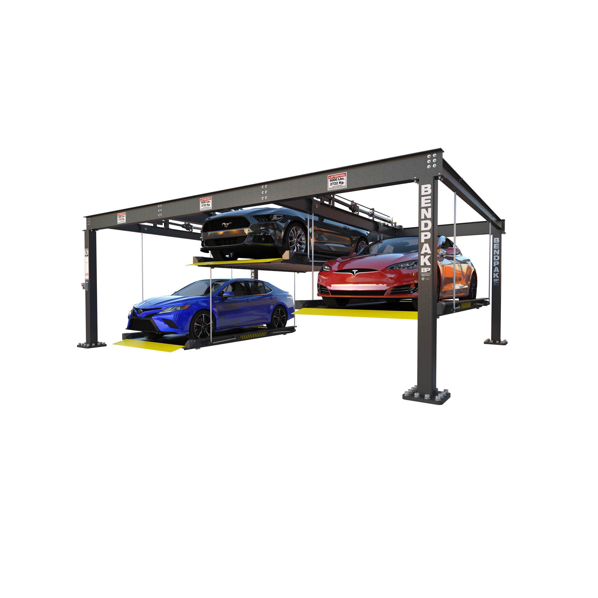 BendPak PL-6KT 6,000-lb. parking lift for vehicle storage and garage organization