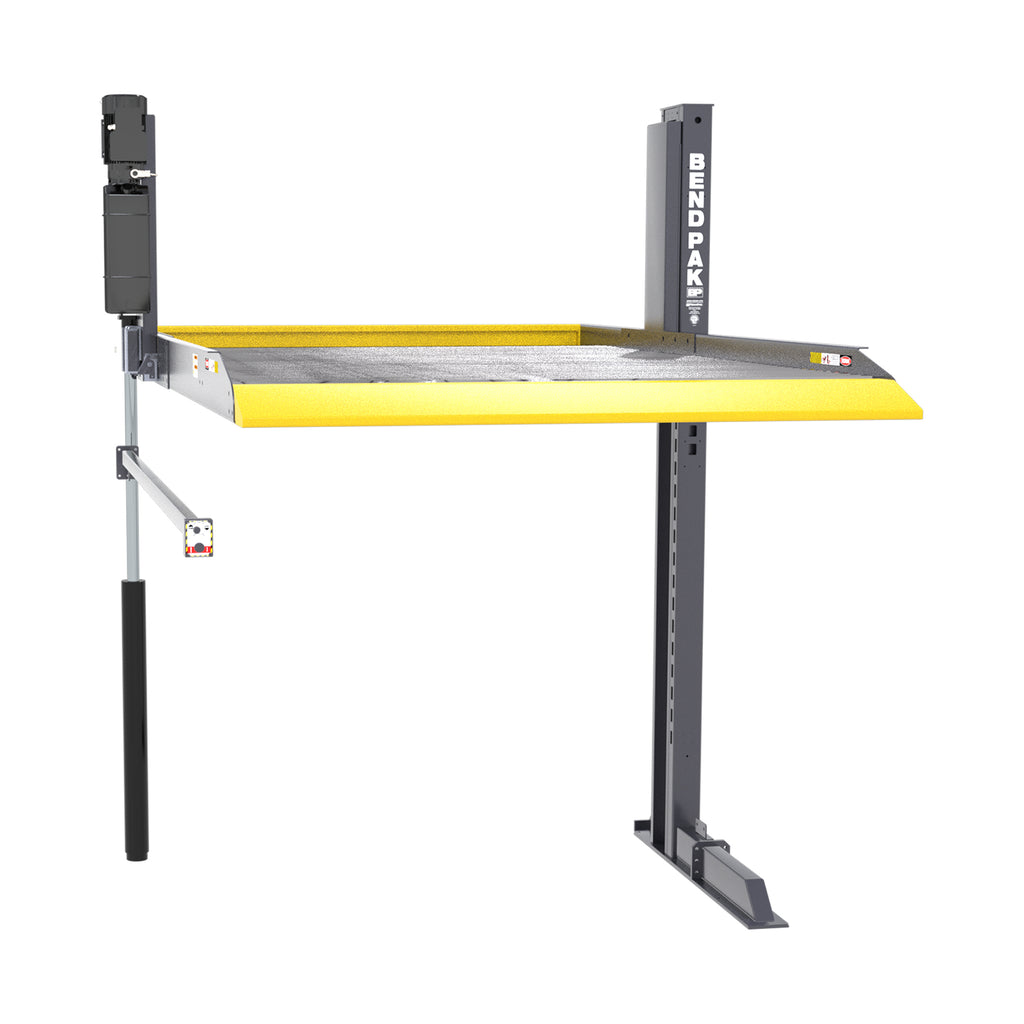 BendPak PL6000DC add-on parking lift for expanding two-post parking lift capacity.