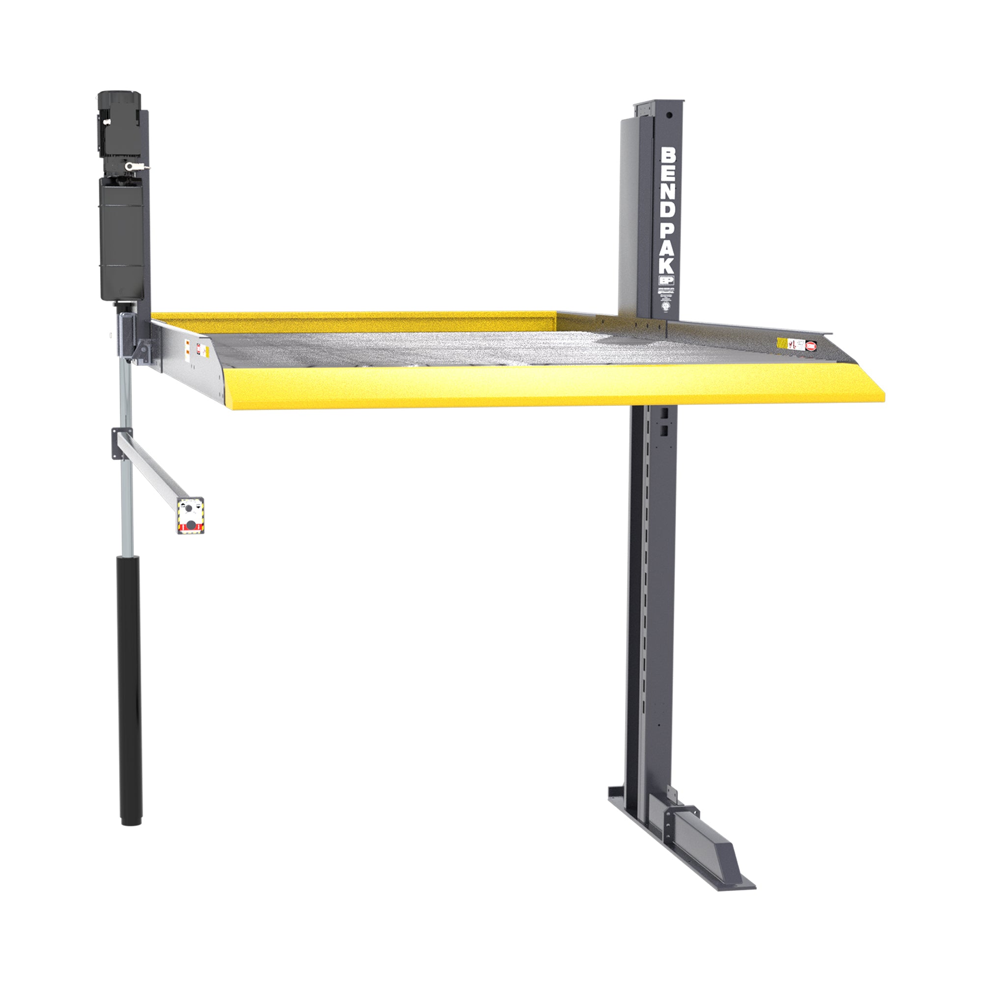 BendPak PL6000DC add-on parking lift for expanding two-post parking lift capacity.