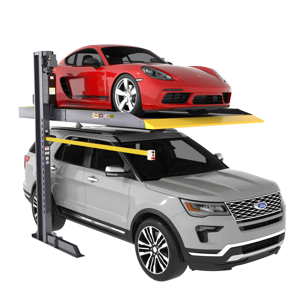 BendPak PL-6000DCX 6,000-lb. wide two-post parking lift for garages and shops