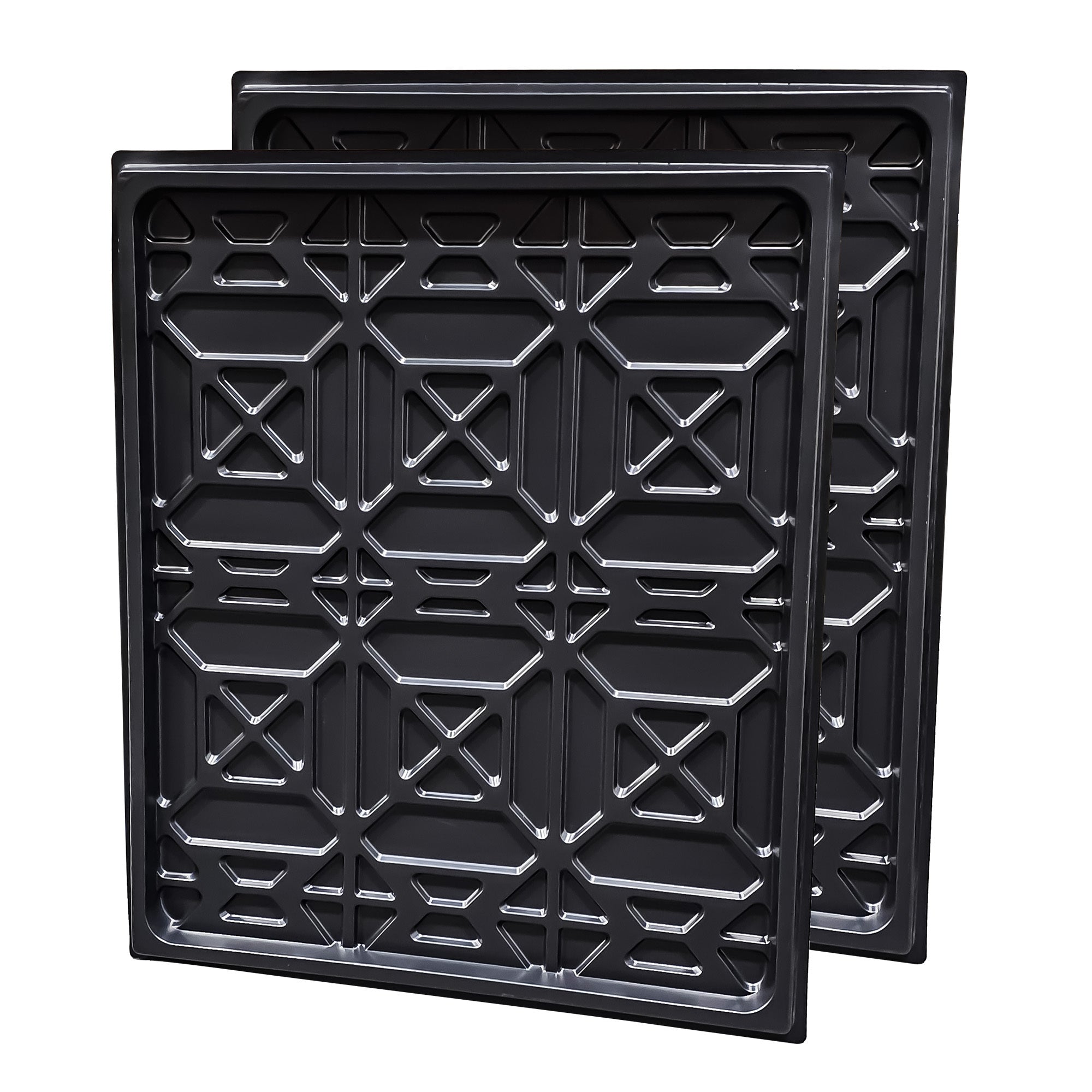 BendPak plastic drip trays for four-post lifts help protect parked vehicles below