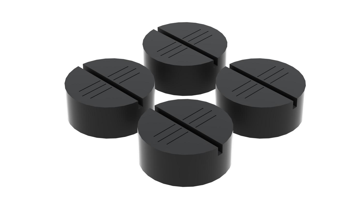 BendPak Quick-Fit pinch weld pad set for protecting vehicle pinch weld lift points.