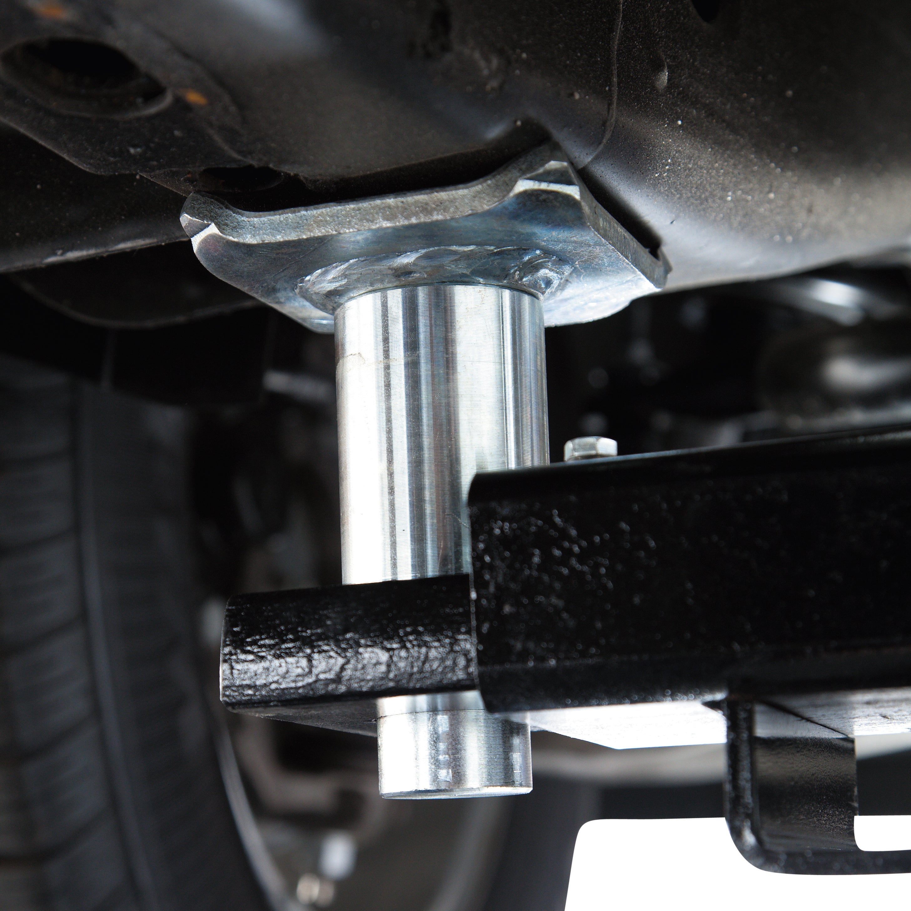 BendPak RBJ15000 rolling bridge jack adapter weldment chassis component for heavy-duty lift service applications.