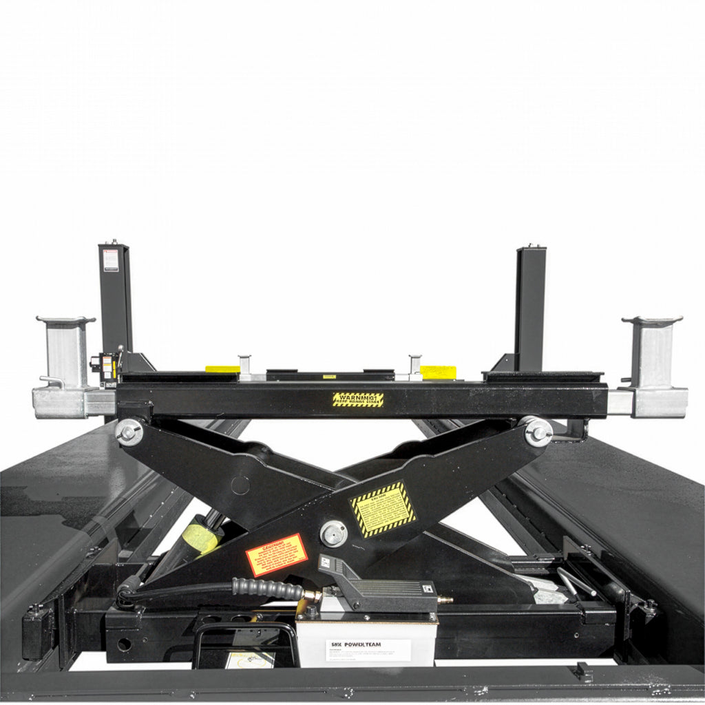 BendPak RBJ25000 mounted rolling bridge jack set for high-capacity commercial lift service.