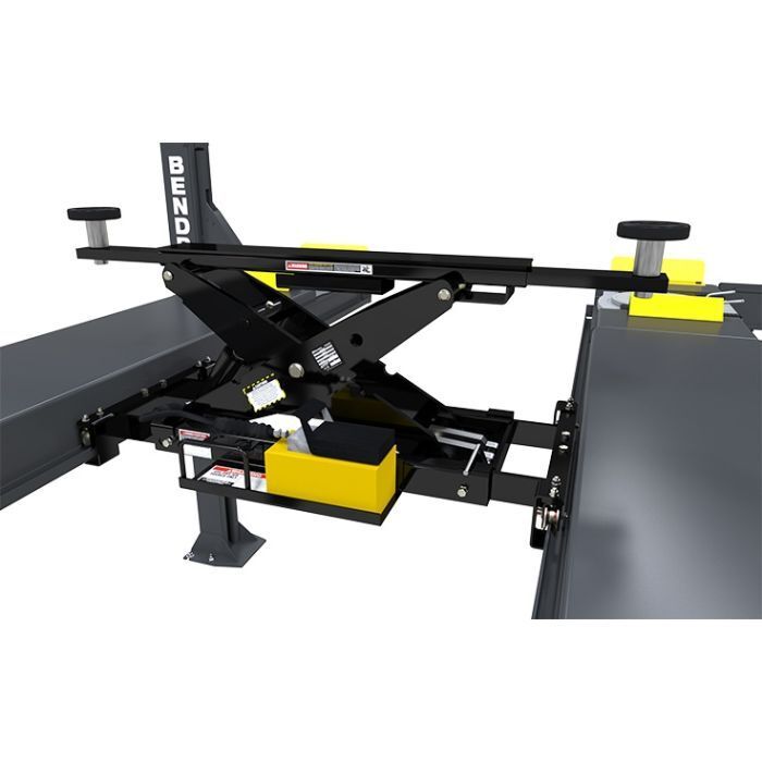BendPak RJ45LP rolling bridge jack designed for low-clearance vehicle service.