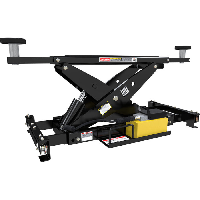BendPak RJ7W rolling bridge jack with 7,000-lb. capacity for wide four-post lifts.