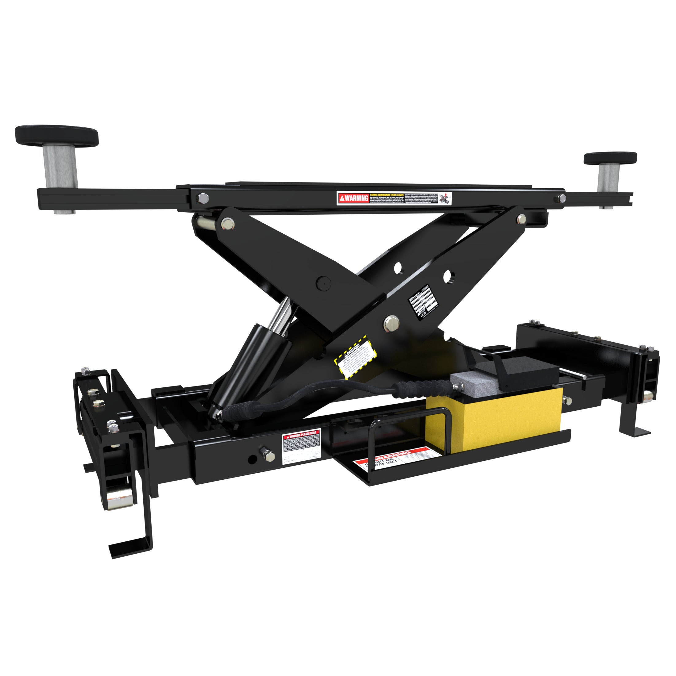 BendPak RJ9W Easy-Roll four-post bridge jack with 9,000-lb. capacity