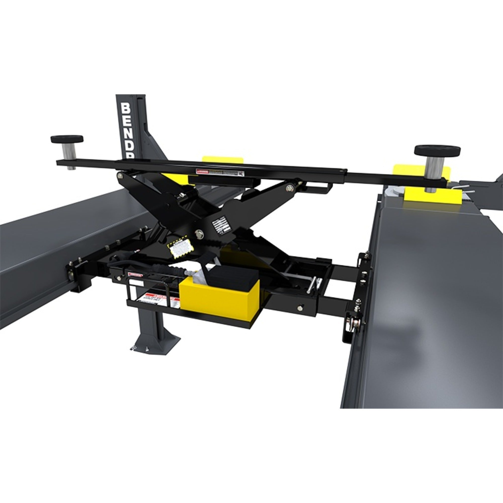 BendPak RJ9W Easy-Roll rolling bridge jack with wheels for four-post lift service