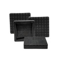 BendPak slip-over square rubber pads set of four for lift arm contact protection