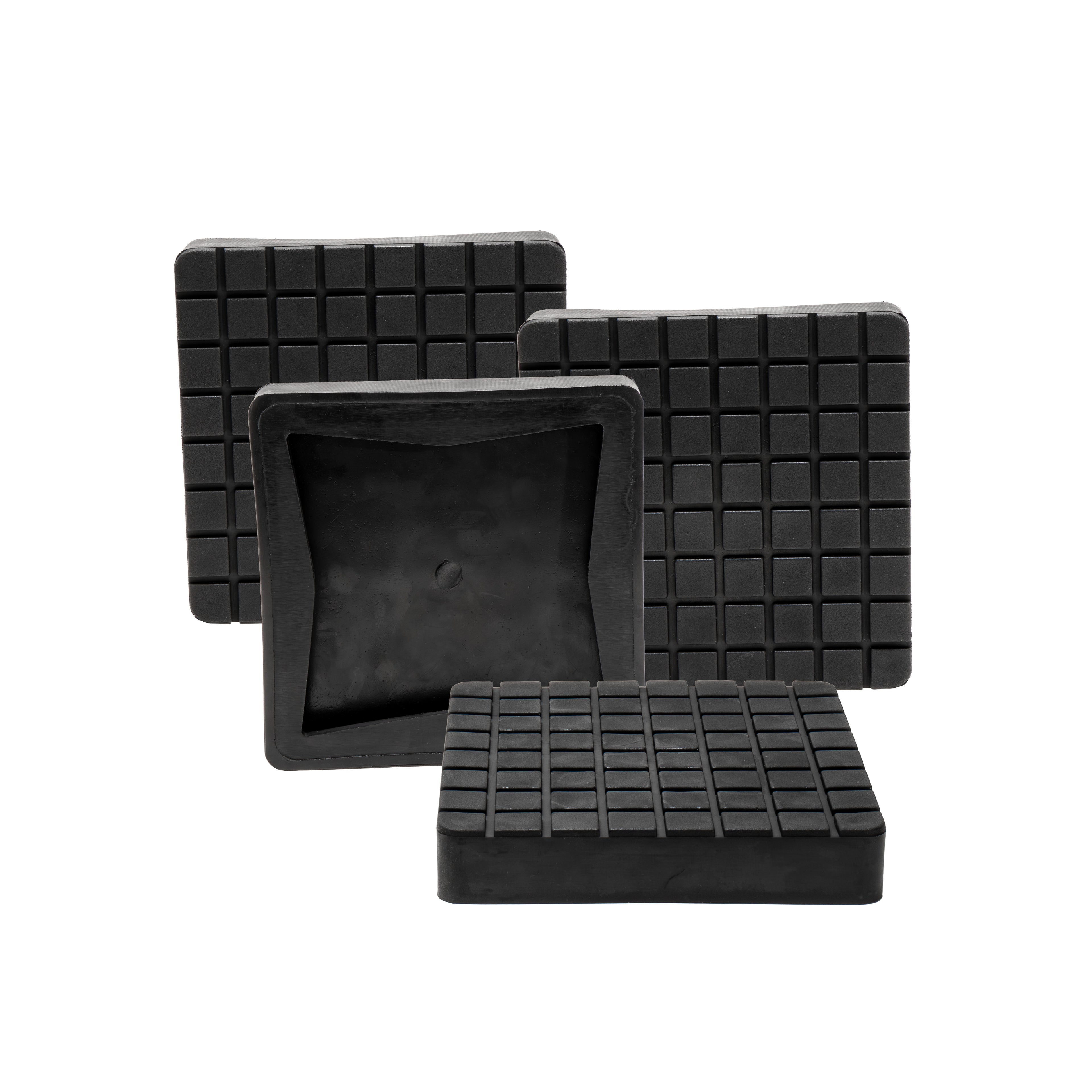 BendPak slip-over square rubber pads set of four for lift arm contact protection