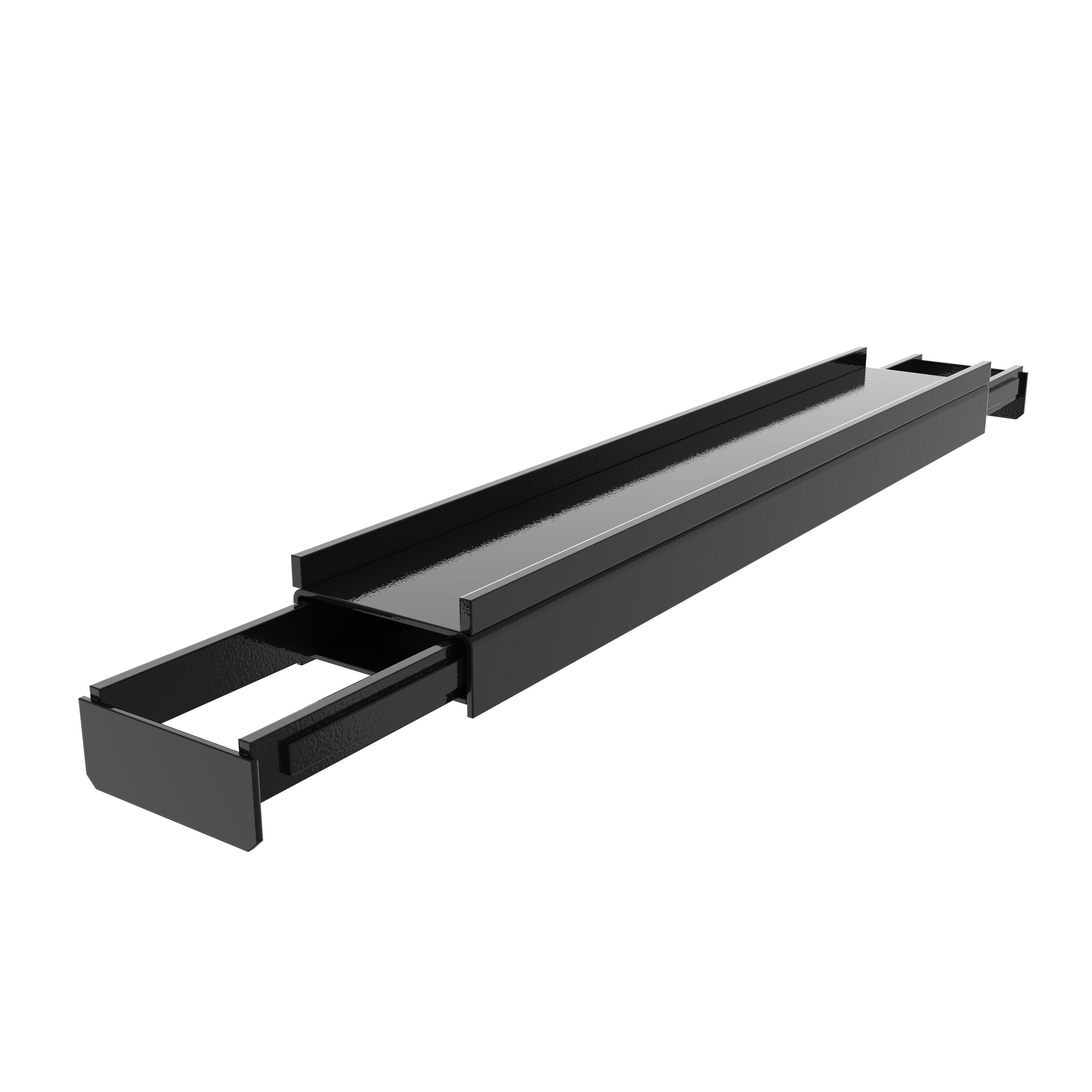 BendPak TC-3000 telescoping boat trailer shown extended for adjustable boat support
