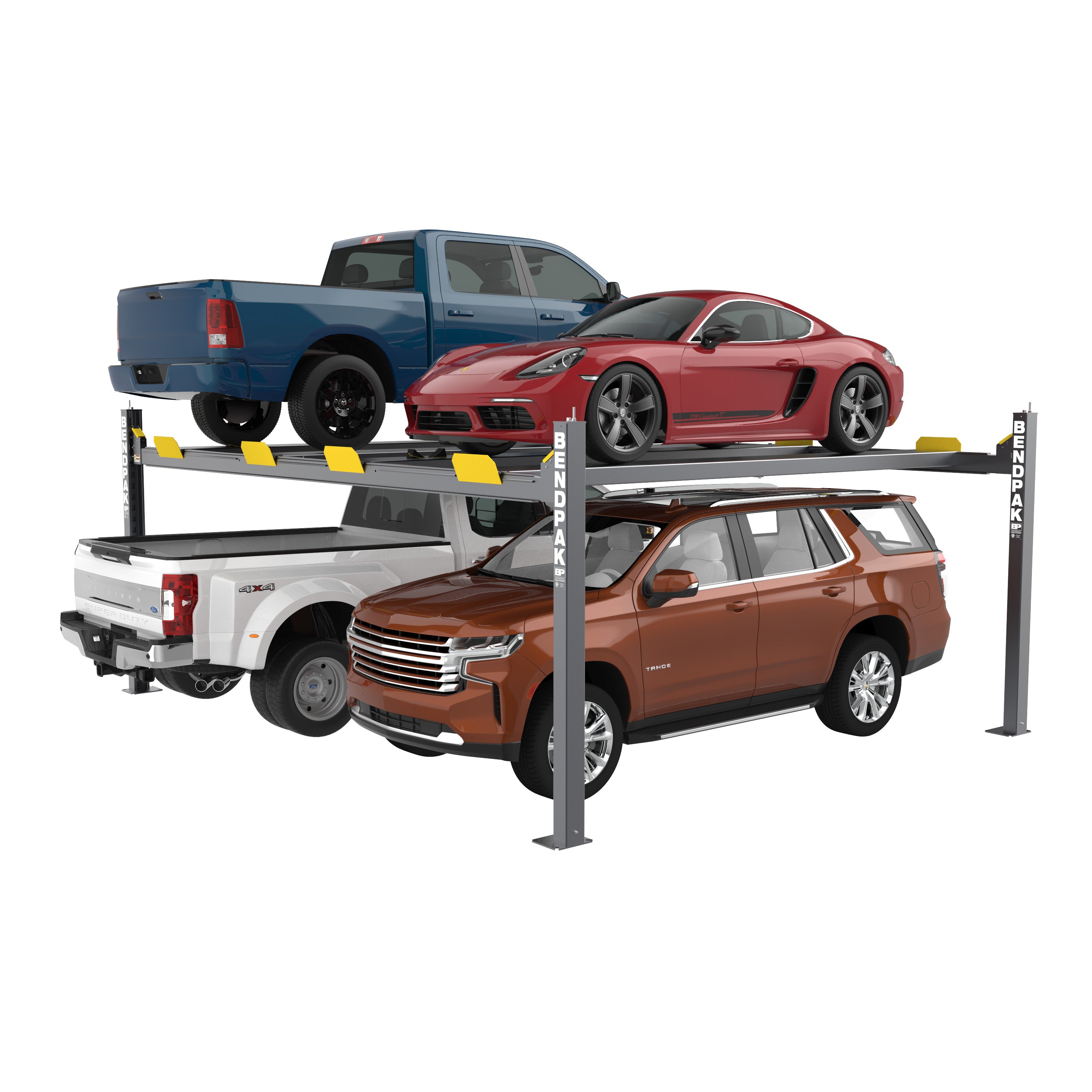 BendPak HD-9SWX-E Four-Post Lift - 9,000-lbs. Capacity
