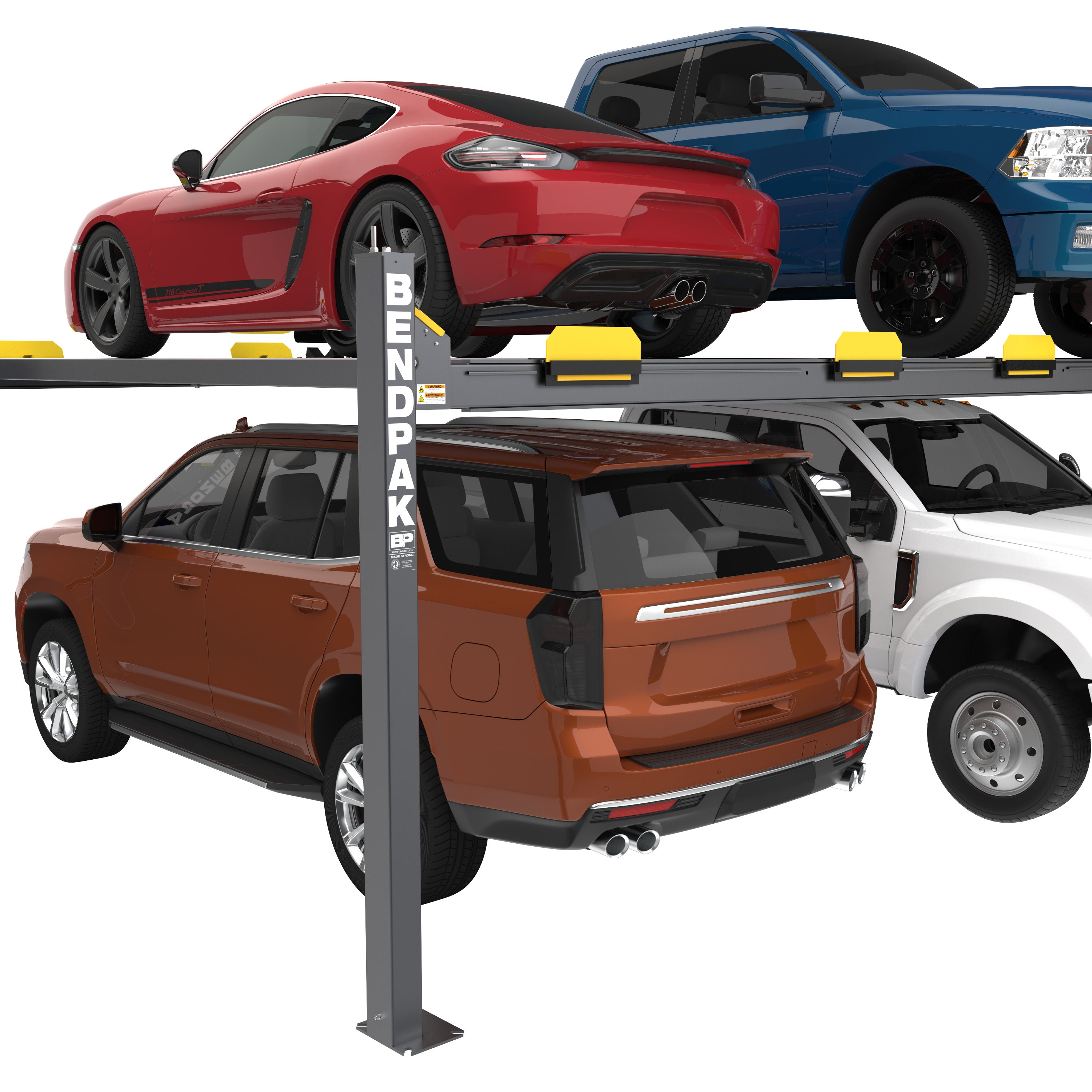 BendPak HD-9SWX-E Four-Post Lift - 9,000-lbs. Capacity