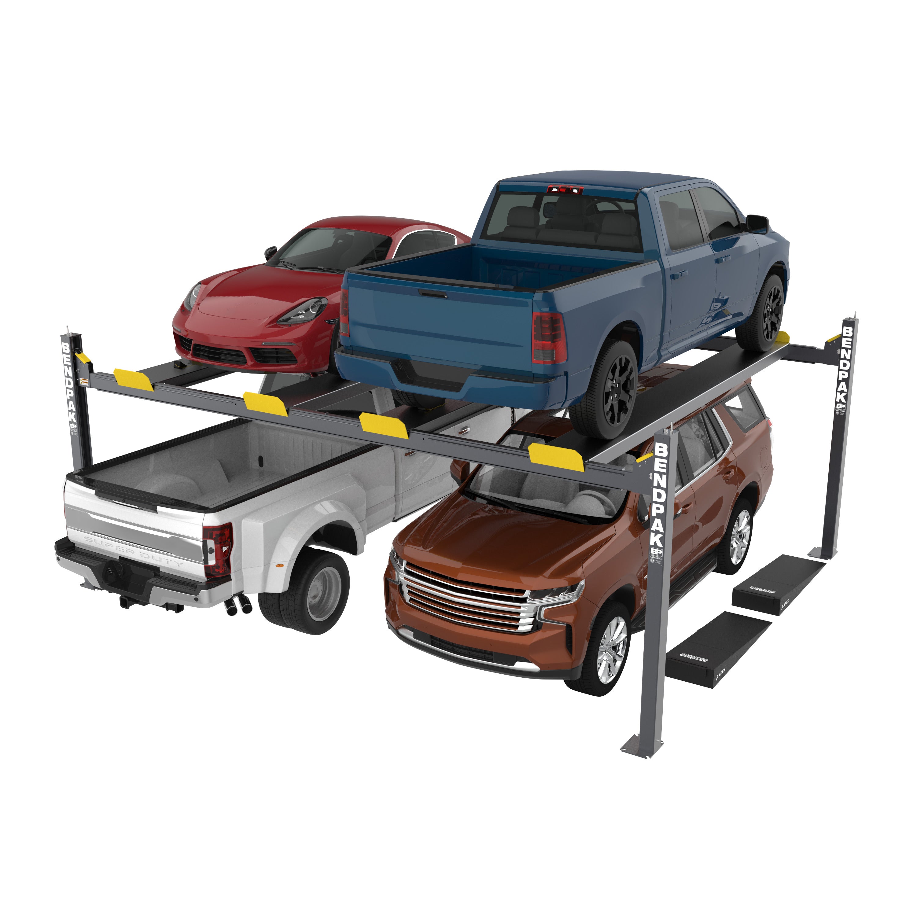 BendPak HD-9SWX-E Four-Post Lift - 9,000-lbs. Capacity