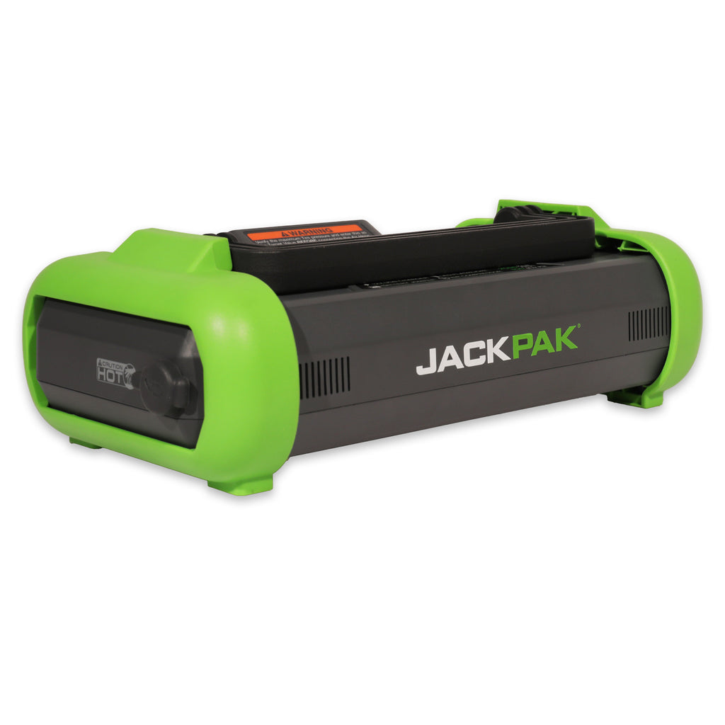 JackPak Ultra2500 portable jump starter built for garages, vehicles and roadside kits