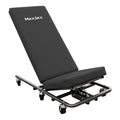 MaxJax adjustable creeper seat with pneumatic assist for seated and reclined service positions