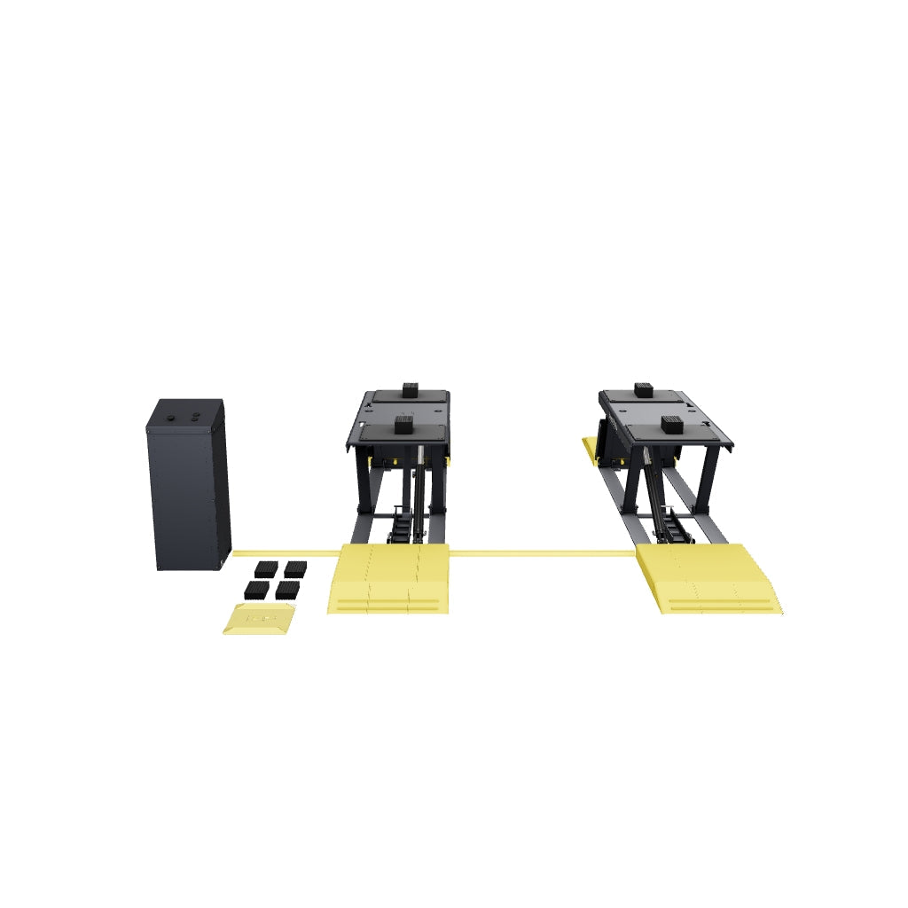 BendPak P9000LT Open-Center Pit-Style Low-Rise Lift - 9,000-lbs. Capacity