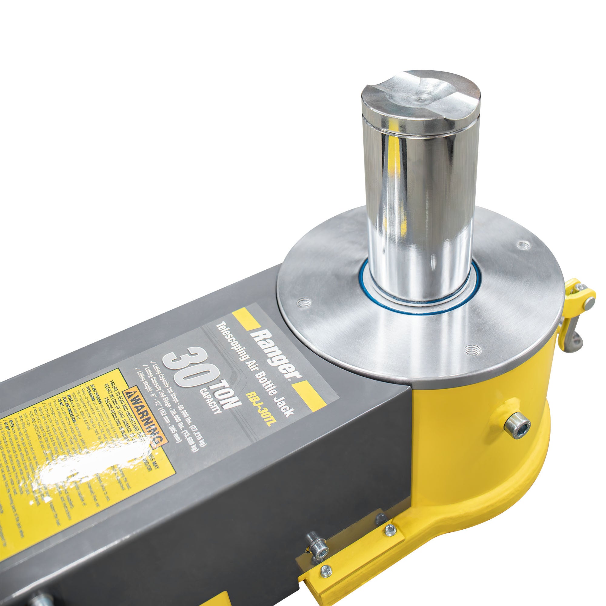 Ranger RBJ-30TL heavy-duty floor jack built for 30-ton lifting applications