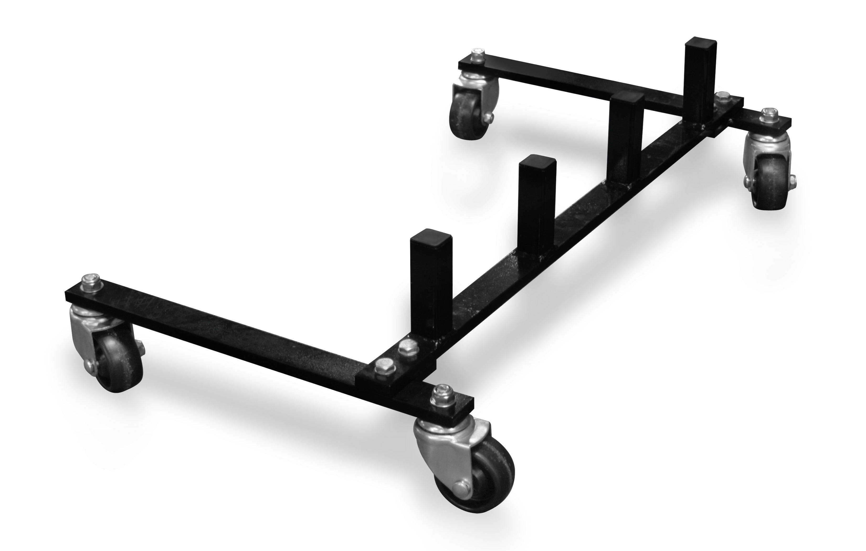 Ranger RCD-1500 storage stand designed to hold four car dollies