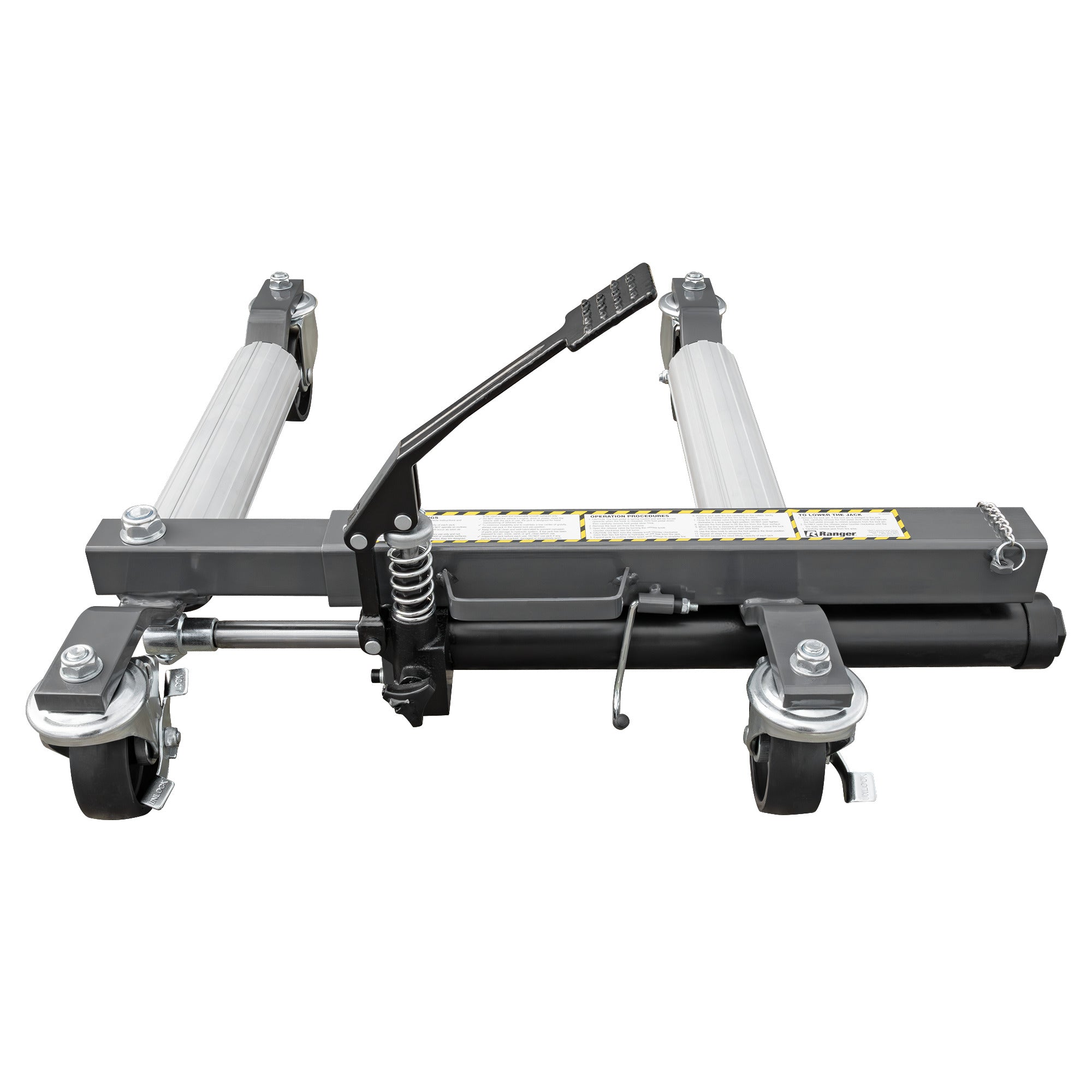 Ranger RCD-1500EX car dolly with 1,500-lb. capacity for shop vehicle positioning