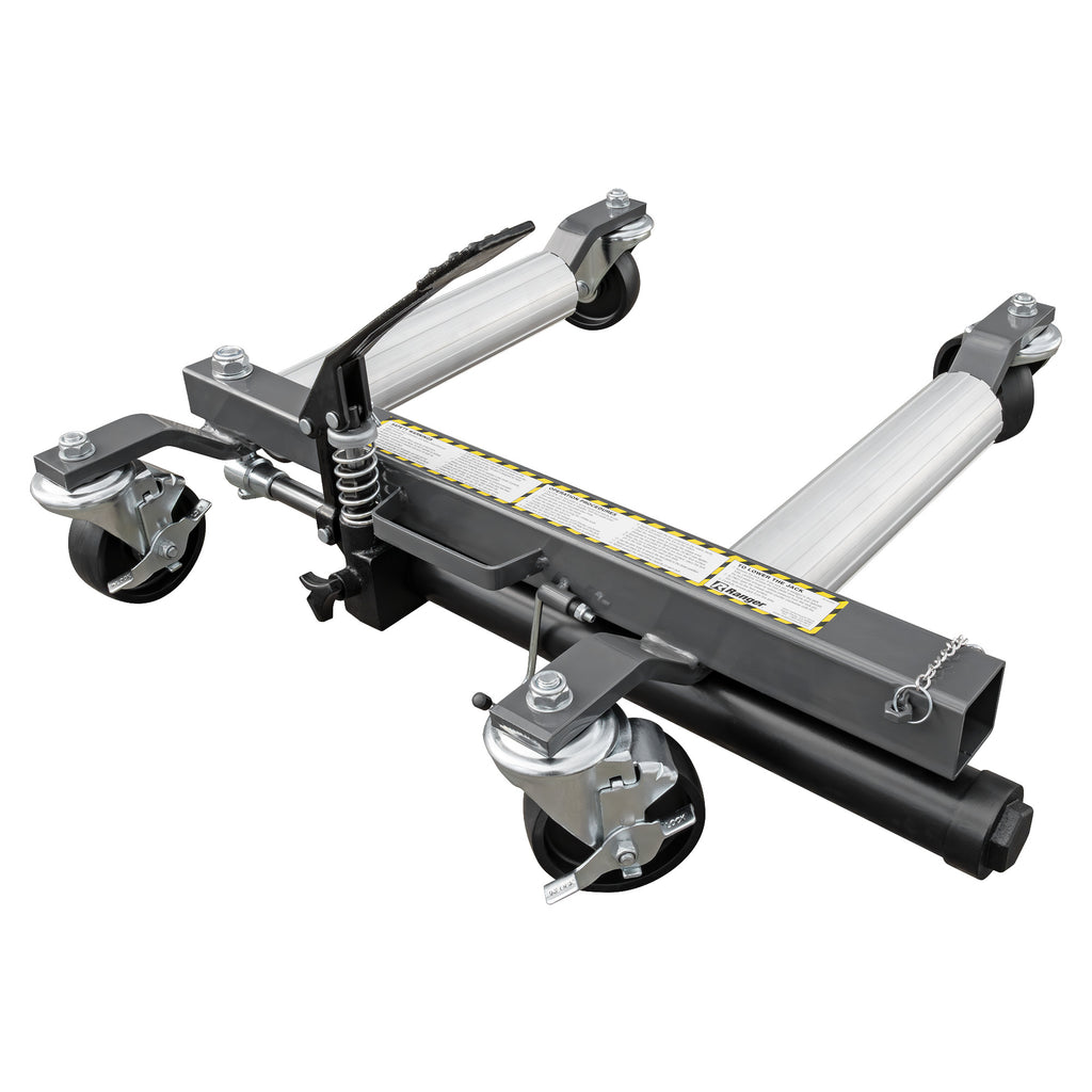 Ranger RCD-1500EX 1,500-lb. capacity car dolly for controlled vehicle movement