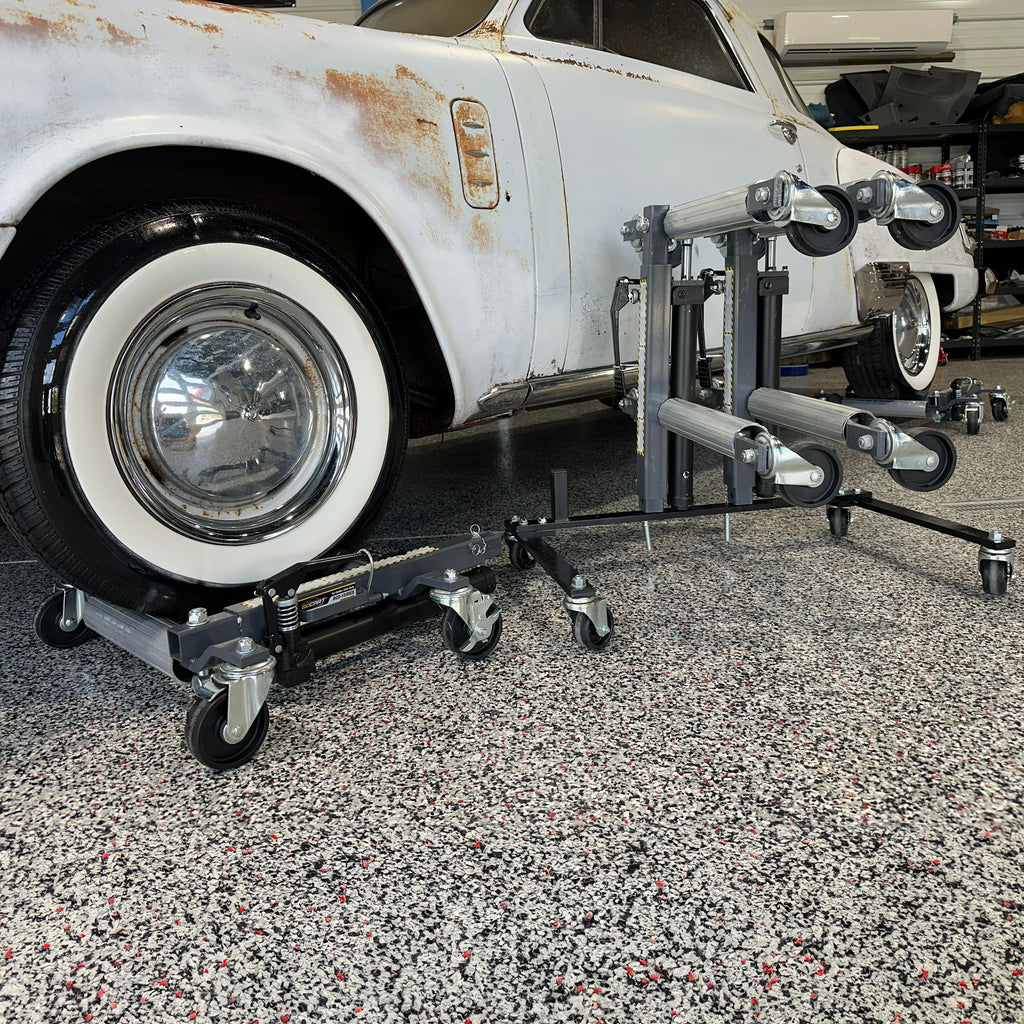 Ranger RCD-1500EX heavy-duty car dollies with 1,500-lb capacity