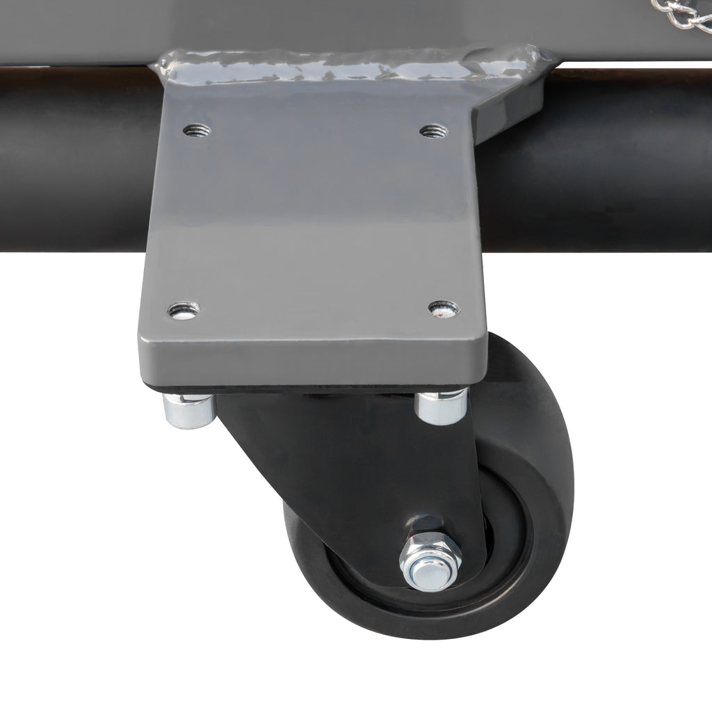 Ranger RCD-2500 car dolly caster detail built for smooth vehicle movement