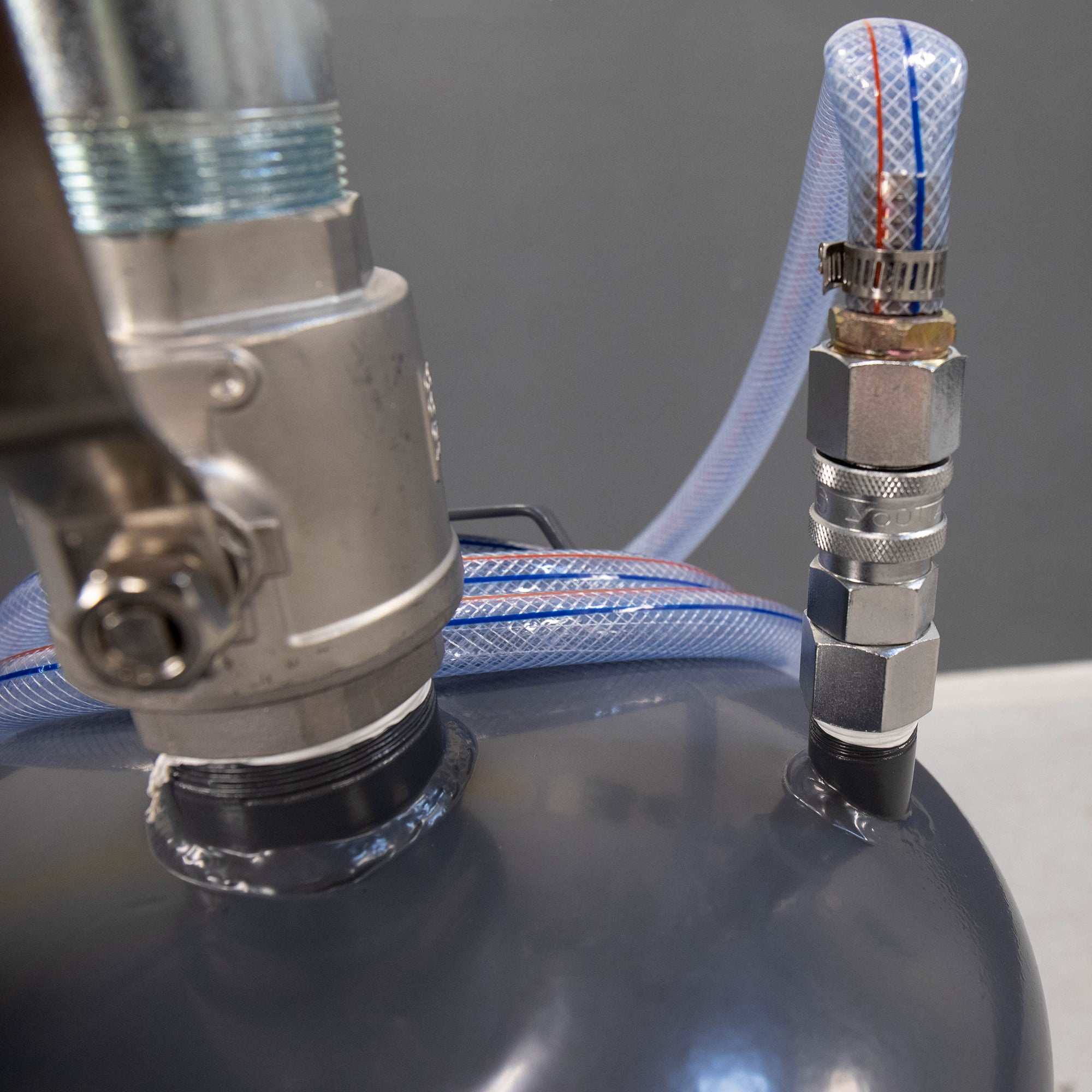 Ranger RD-20SE portable oil drain detail for vehicle maintenance and fluid service.