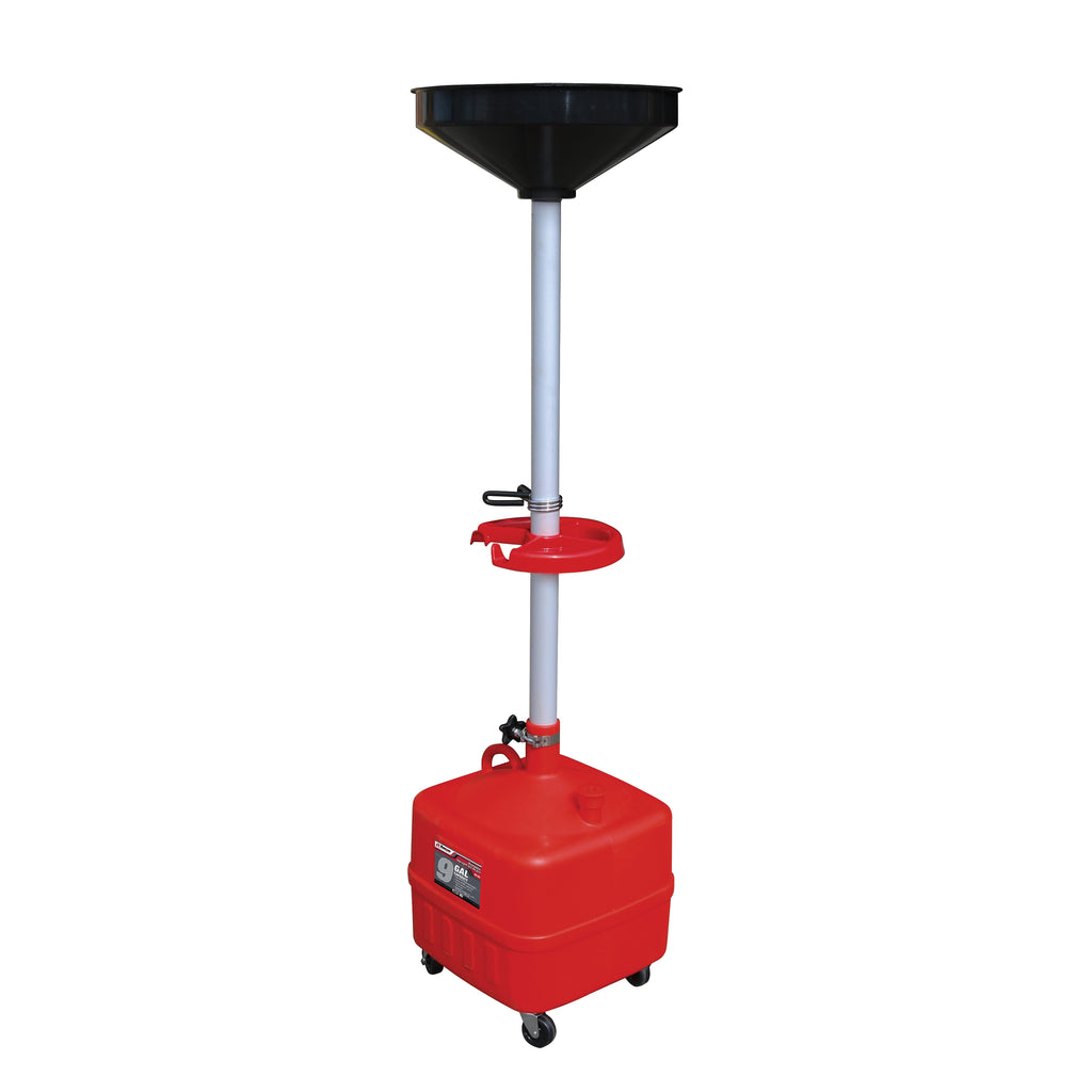 Ranger RD-9G 9-gallon oil drain for compact shop fluid collection.