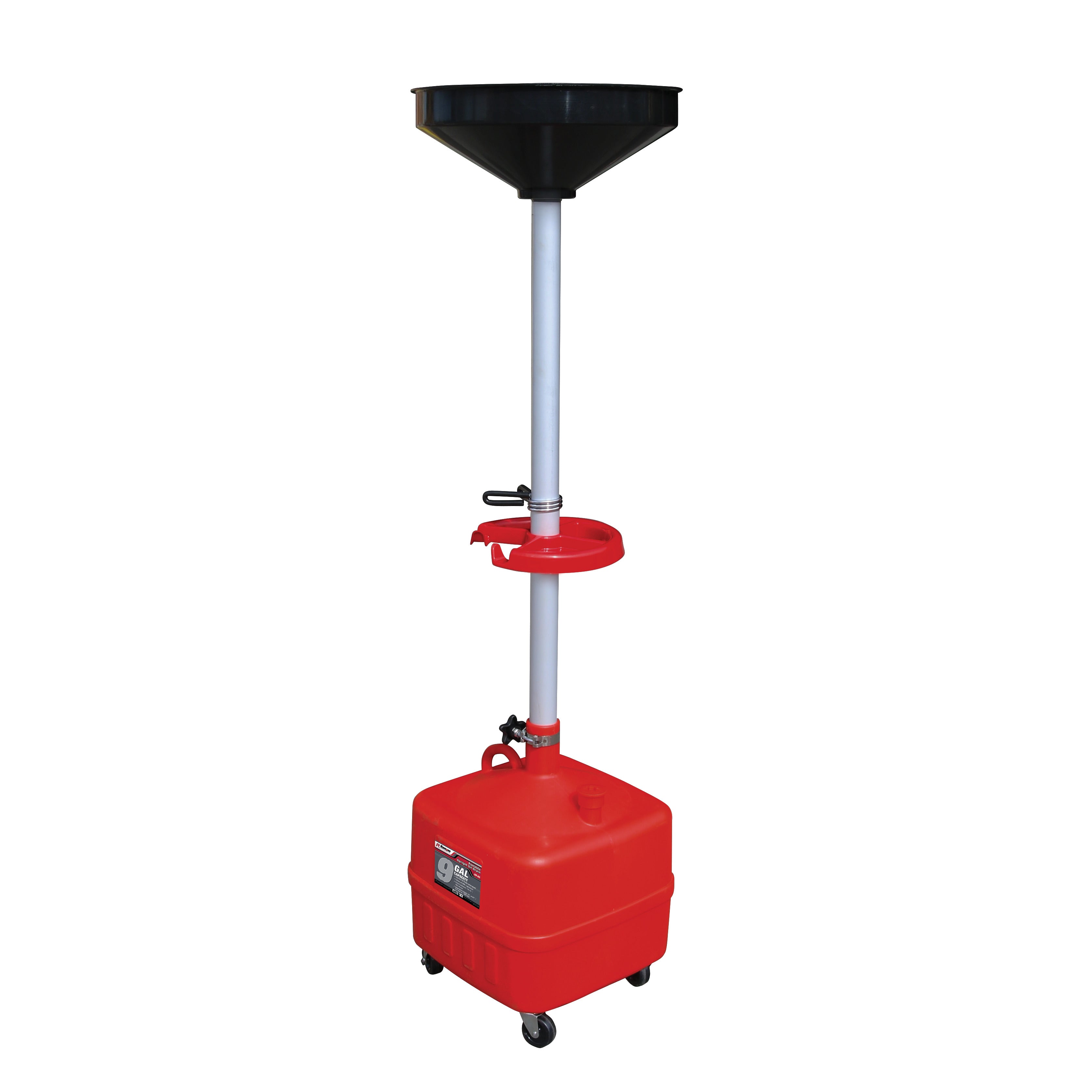 Ranger RD-9G 9-gallon oil drain for compact shop fluid collection.