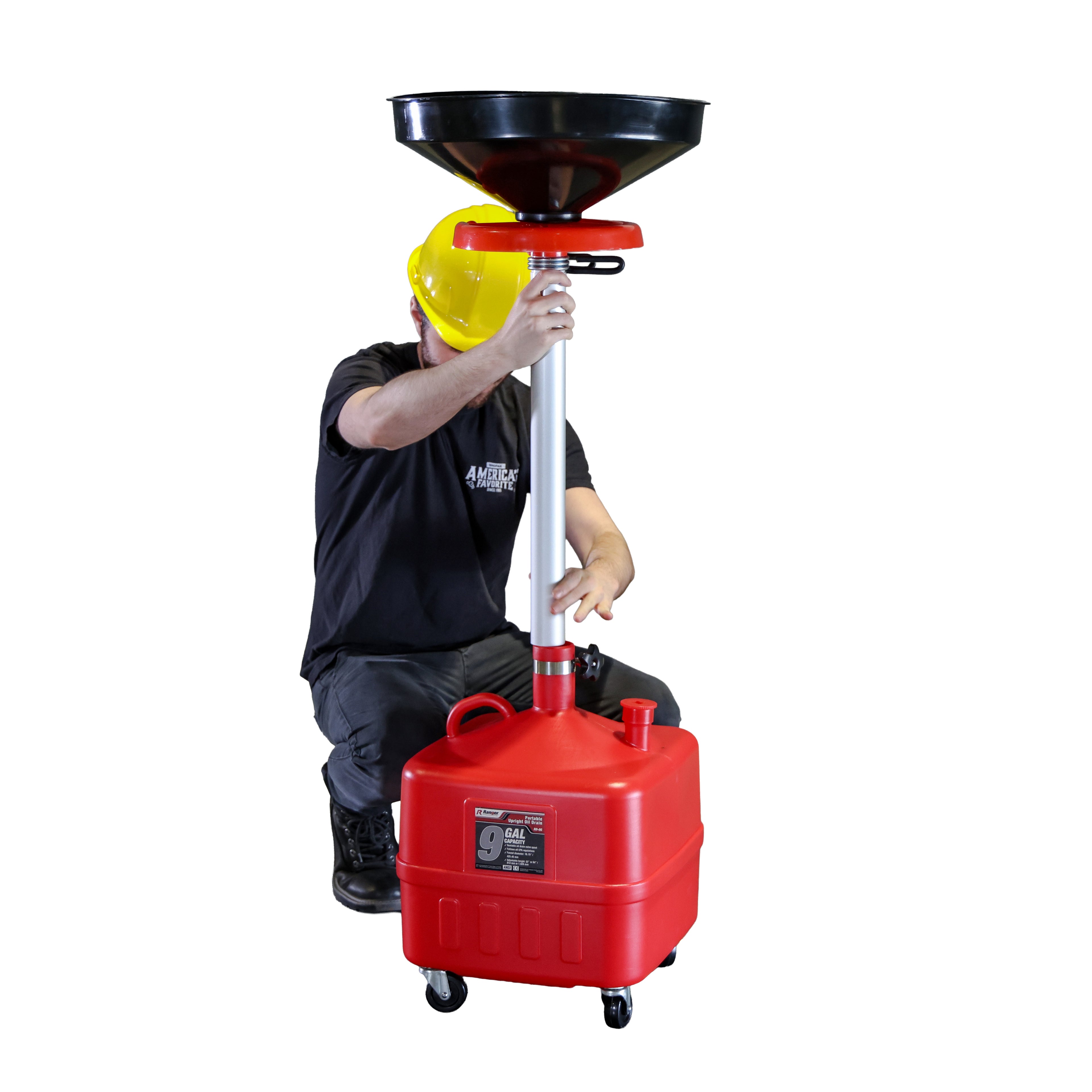 Ranger RD-9G Upright Portable Oil Drain - 9-Gallon