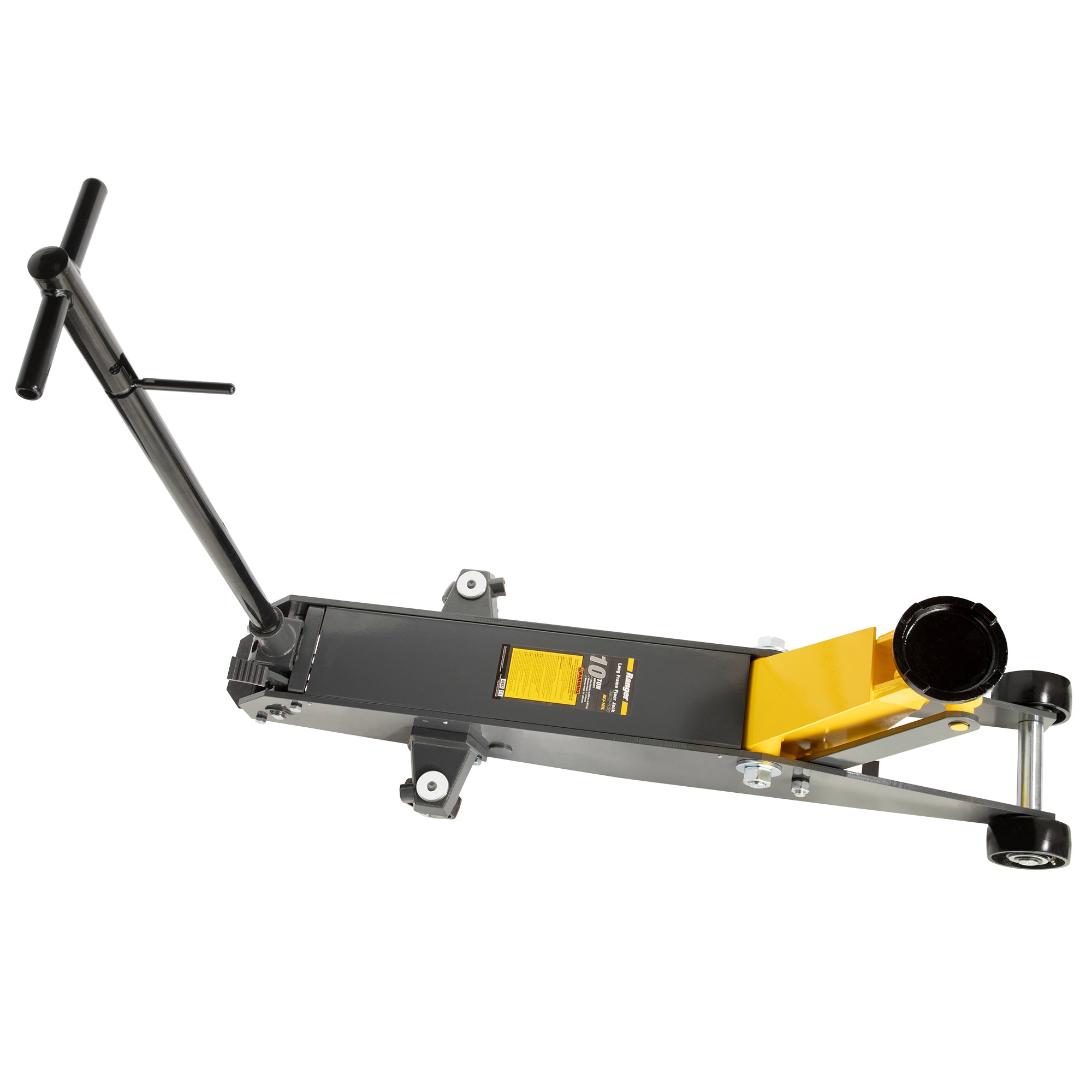 Ranger RFJ-10TL 10-ton floor jack for professional truck, fleet, and shop lifting.
