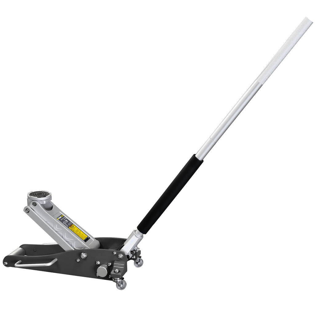 Ranger RFJ-3000AL 1.5-ton aluminum racing floor jack for lightweight vehicle lifting.