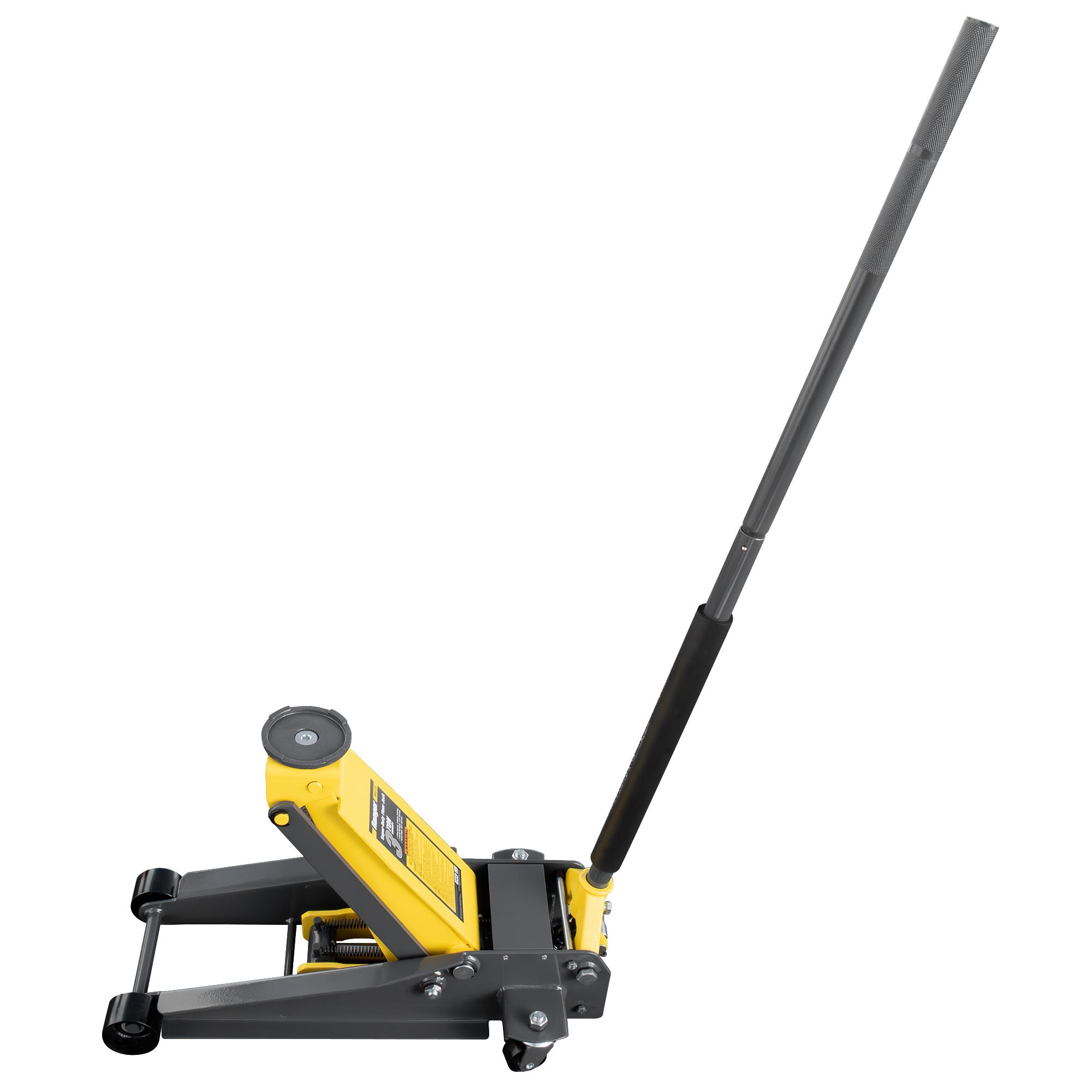 Ranger RFJ-3T 3-ton floor jack for dependable vehicle lifting in home garages and repair shops.