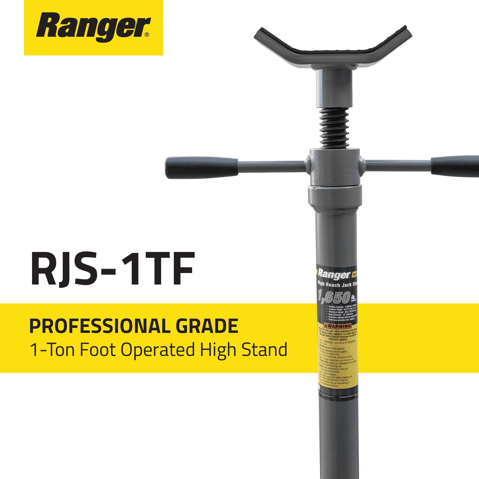 Ranger RJS-1TF Foot-Operated High Stand