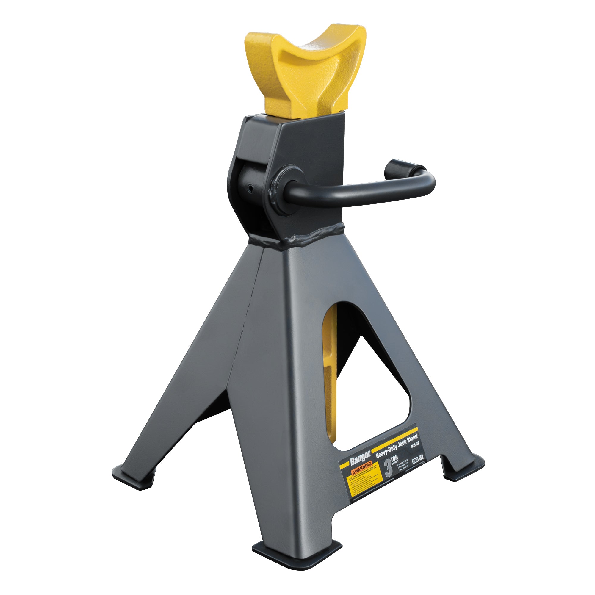 Ranger RJS-3T 3-ton jack stand for supporting cars and light trucks during repairs.