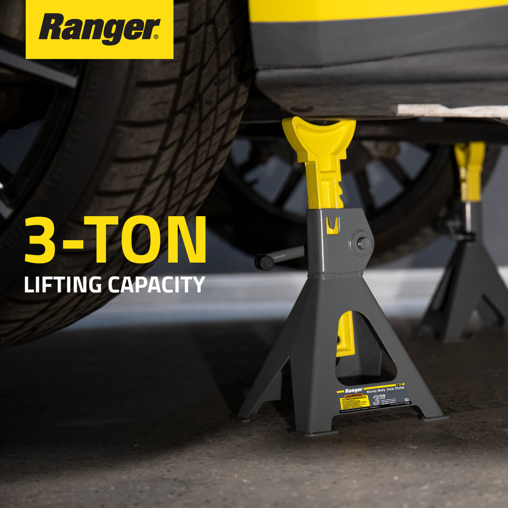 Ranger RJS-3T jack stand with 3-ton holding capacity