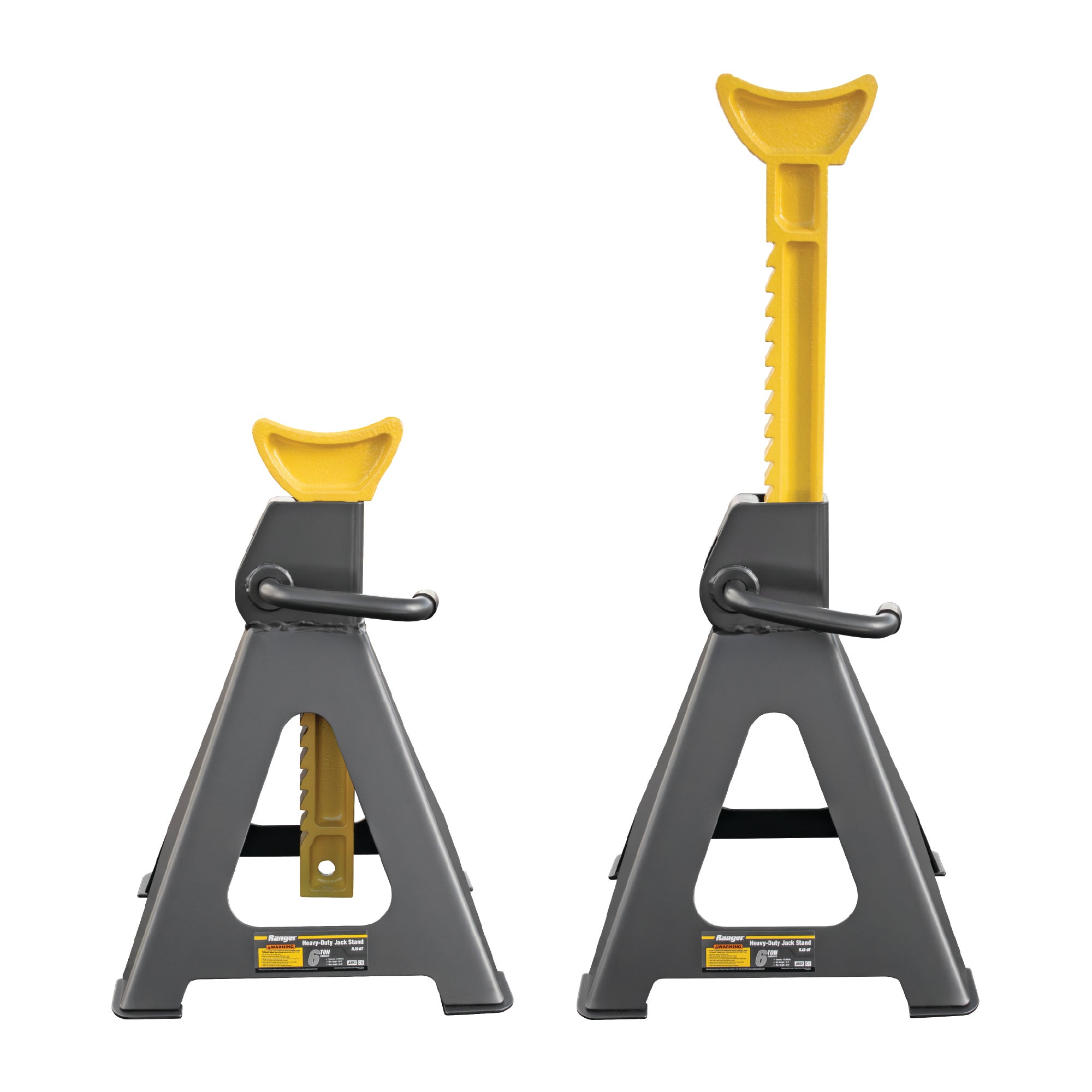 Ranger RJS-6T Jack Stands - 6-Ton - Set of 2