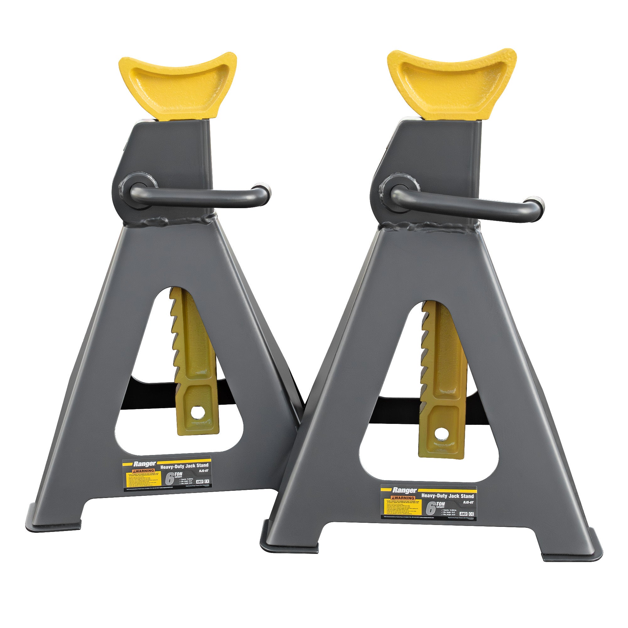 Ranger RJS-6T Jack Stands - 6-Ton - Set of 2