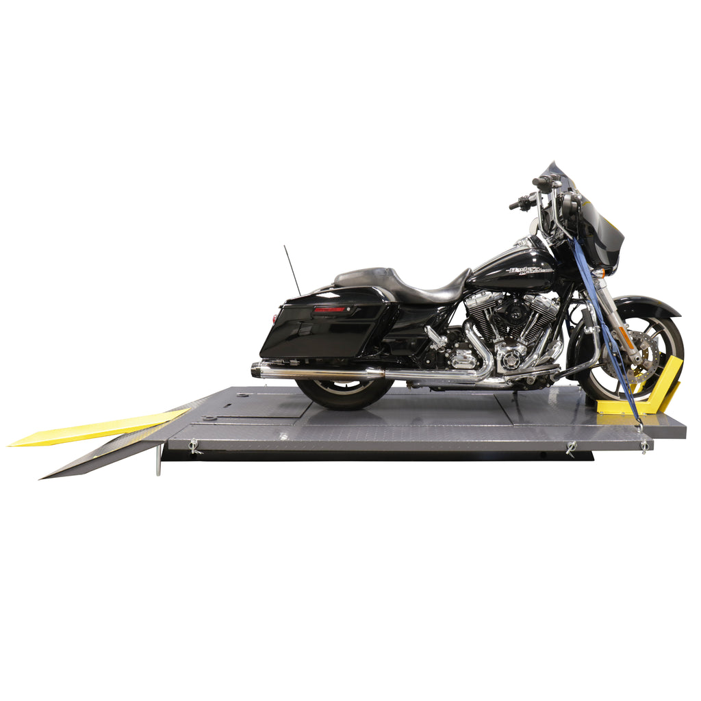 Ranger RML-1500XL motorcycle platform lift for shop service