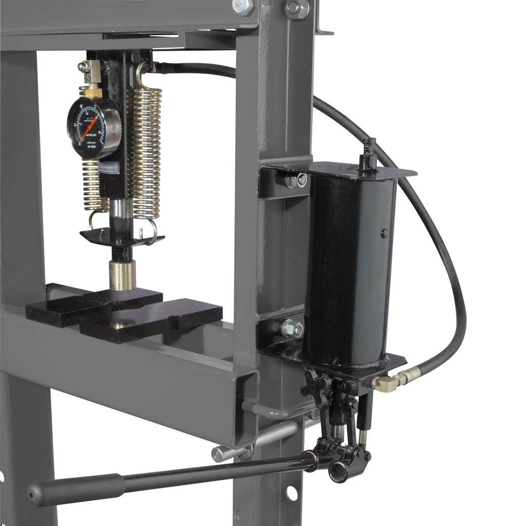 Ranger RP-20HD 20-ton shop press built for bearing, bushing, and metalwork applications.