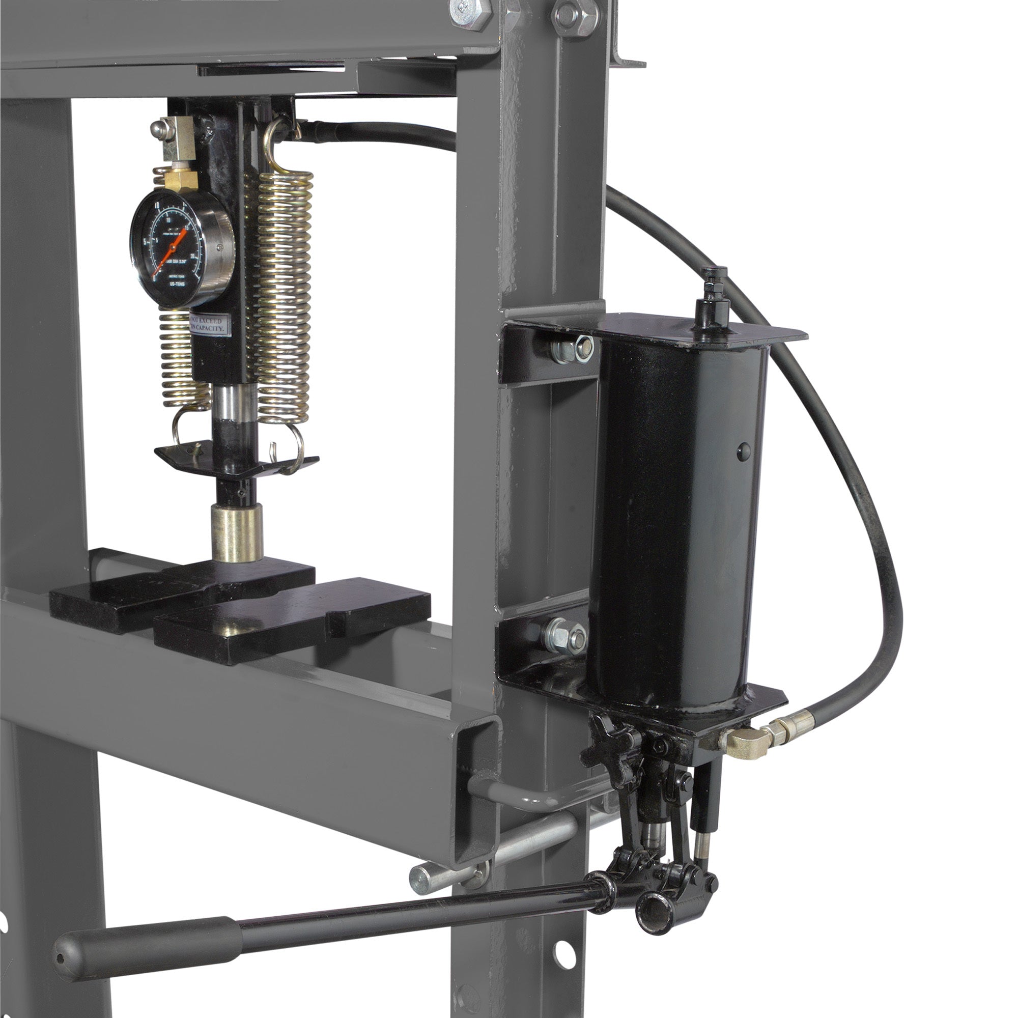 Ranger RP-20HD 20-ton shop press built for bearing, bushing, and metalwork applications.