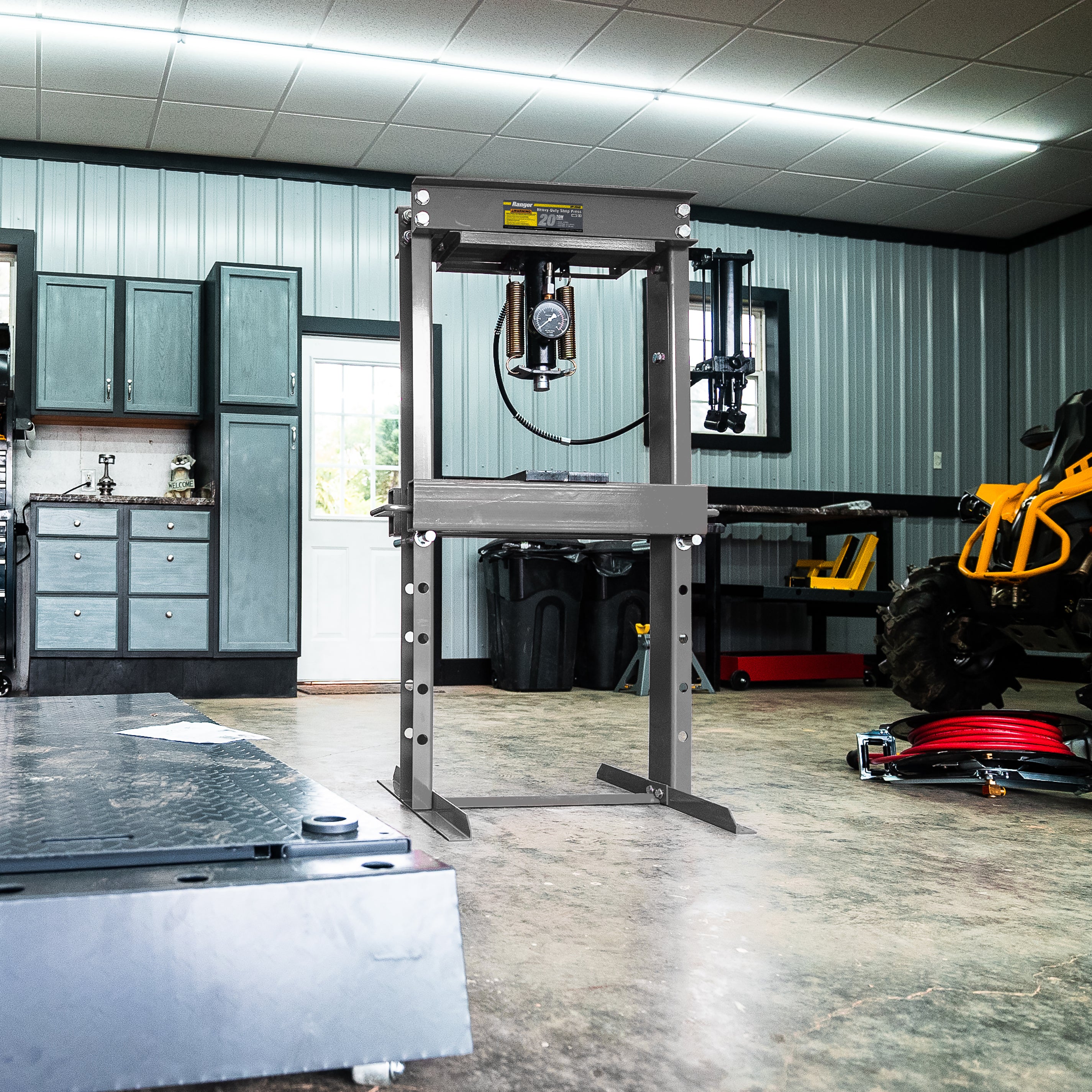 Ranger RP-20HD Heavy-Duty Commercial Shop Press - 20-Ton