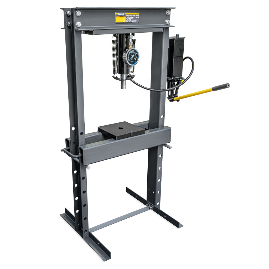 Ranger RP-20HD hydraulic industrial shop press with 20-ton capacity